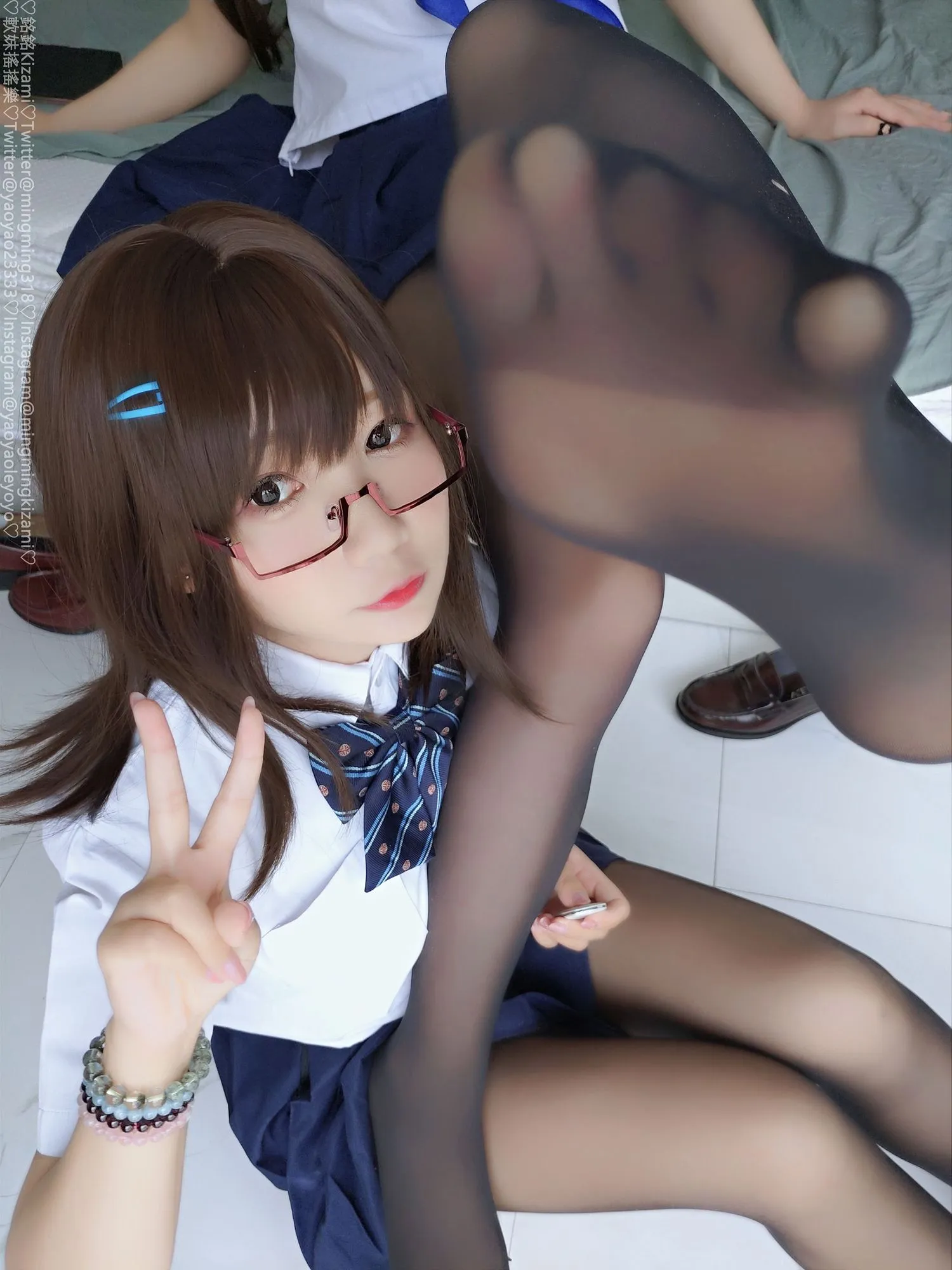 图片[4]-No.010-x軟妹搖搖樂-黑絲JK制服 [120P 5V]-coswz-cos王者