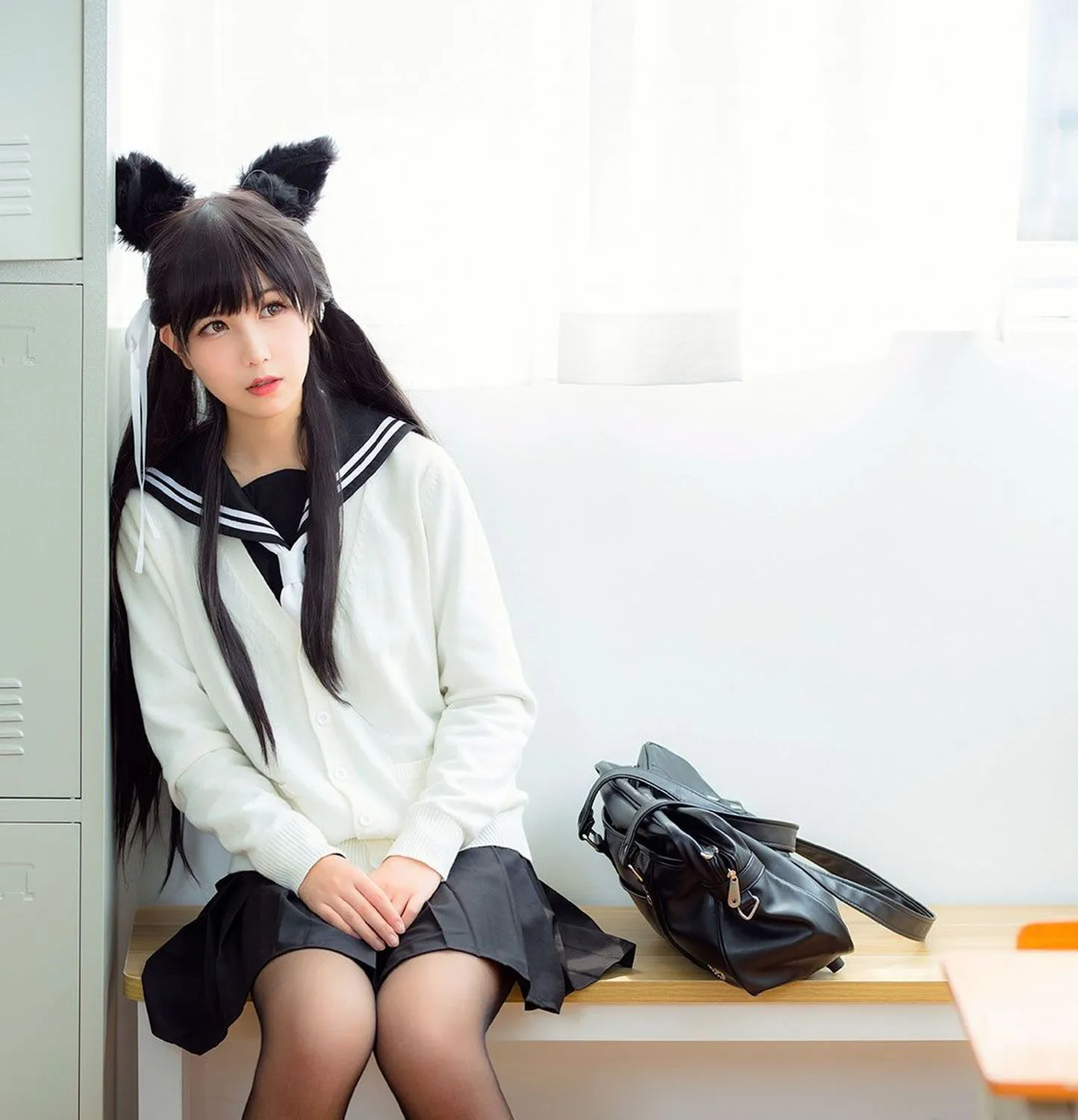 图片[4]-No.005-2 贩卖写真 7套 [266P 1V]– 爱宕 犬 校园浪漫曲 [22P]-coswz-cos王者