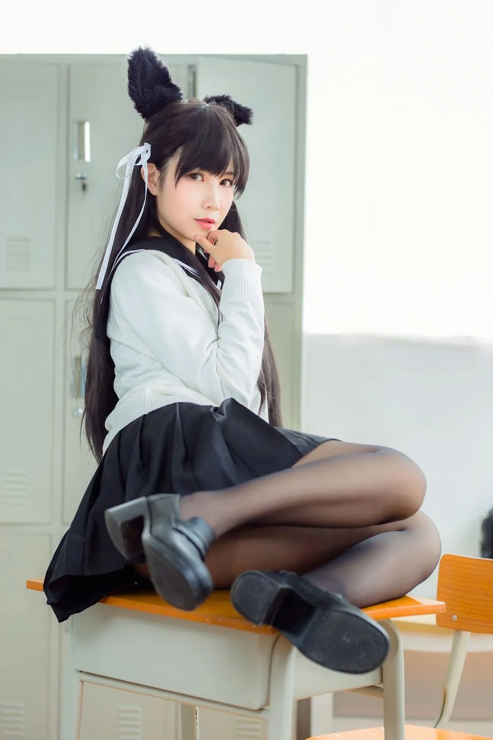 图片[3]-No.005-2 贩卖写真 7套 [266P 1V]– 爱宕 犬 校园浪漫曲 [22P]-coswz-cos王者