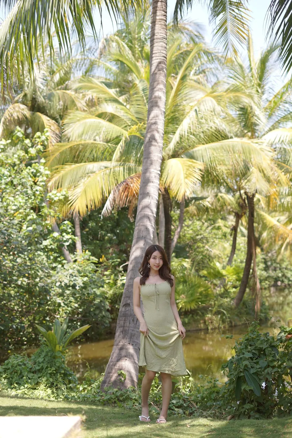 图片[5]-No.051-11海岛之旅真爱版 [243P]– 绿色连衣裙 [17P]-coswz-cos王者