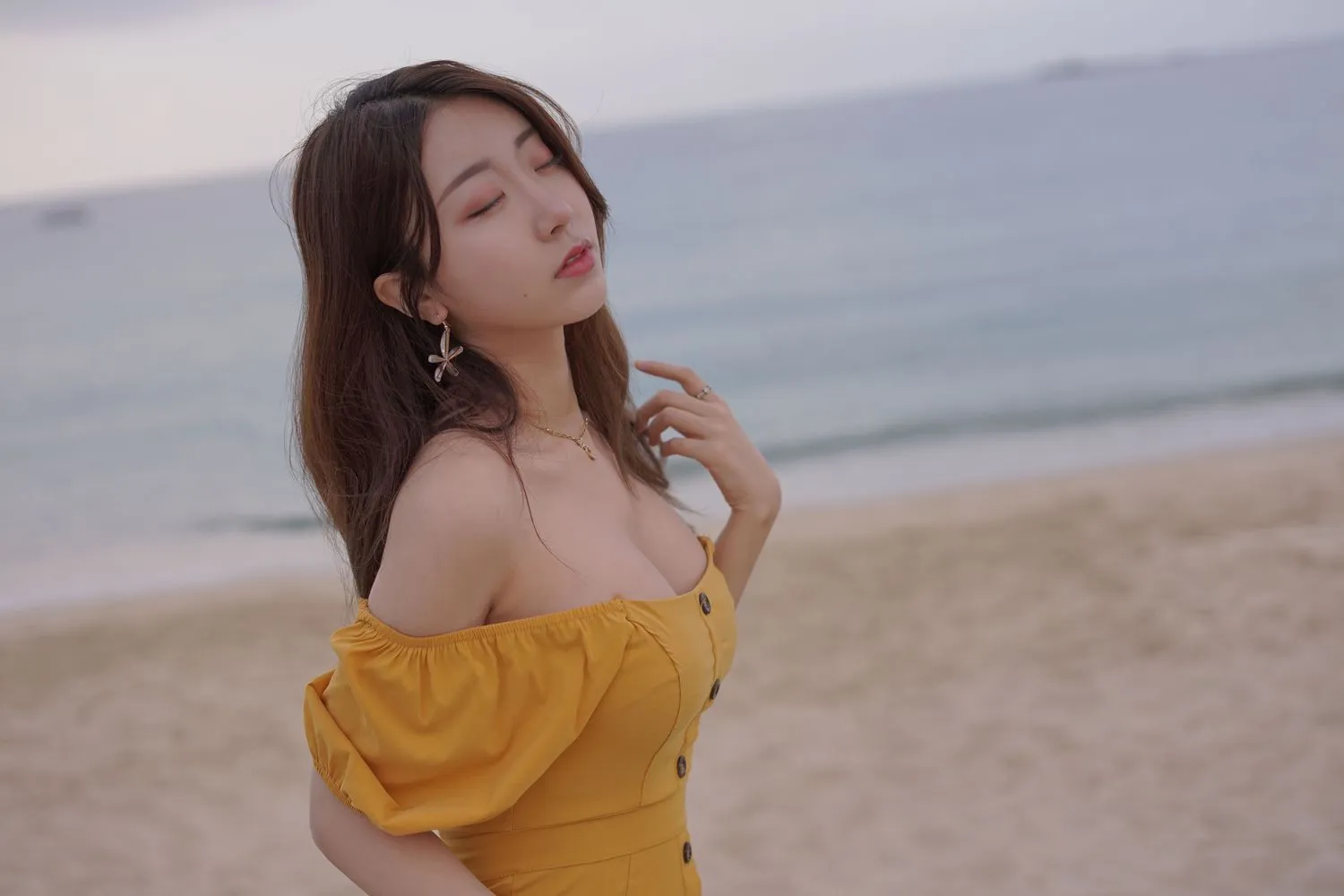 图片[4]-No.051-7海岛之旅真爱版 [243P]– 黄色连衣裙 [19P]-coswz-cos王者