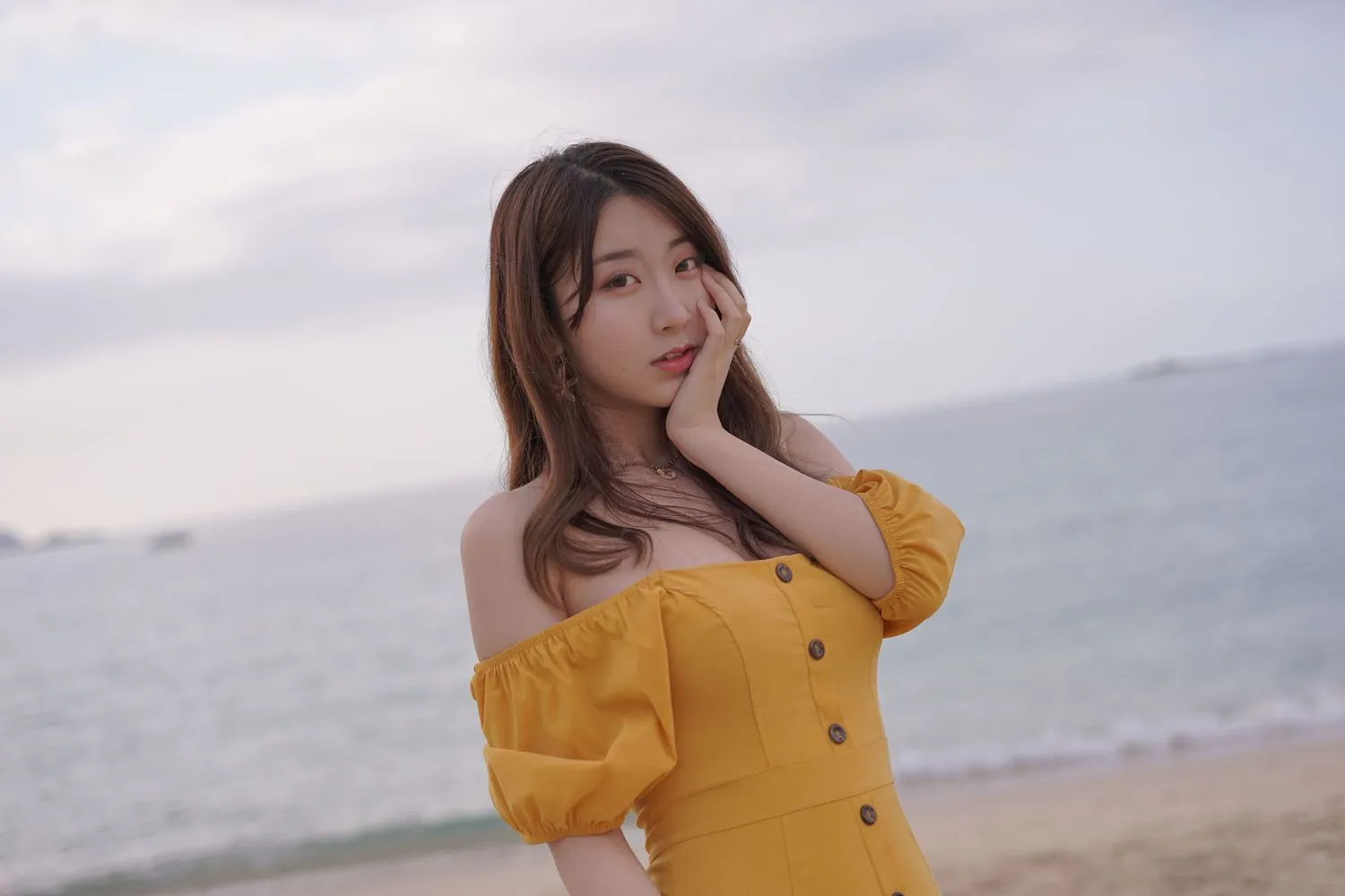 图片[3]-No.051-7海岛之旅真爱版 [243P]– 黄色连衣裙 [19P]-coswz-cos王者