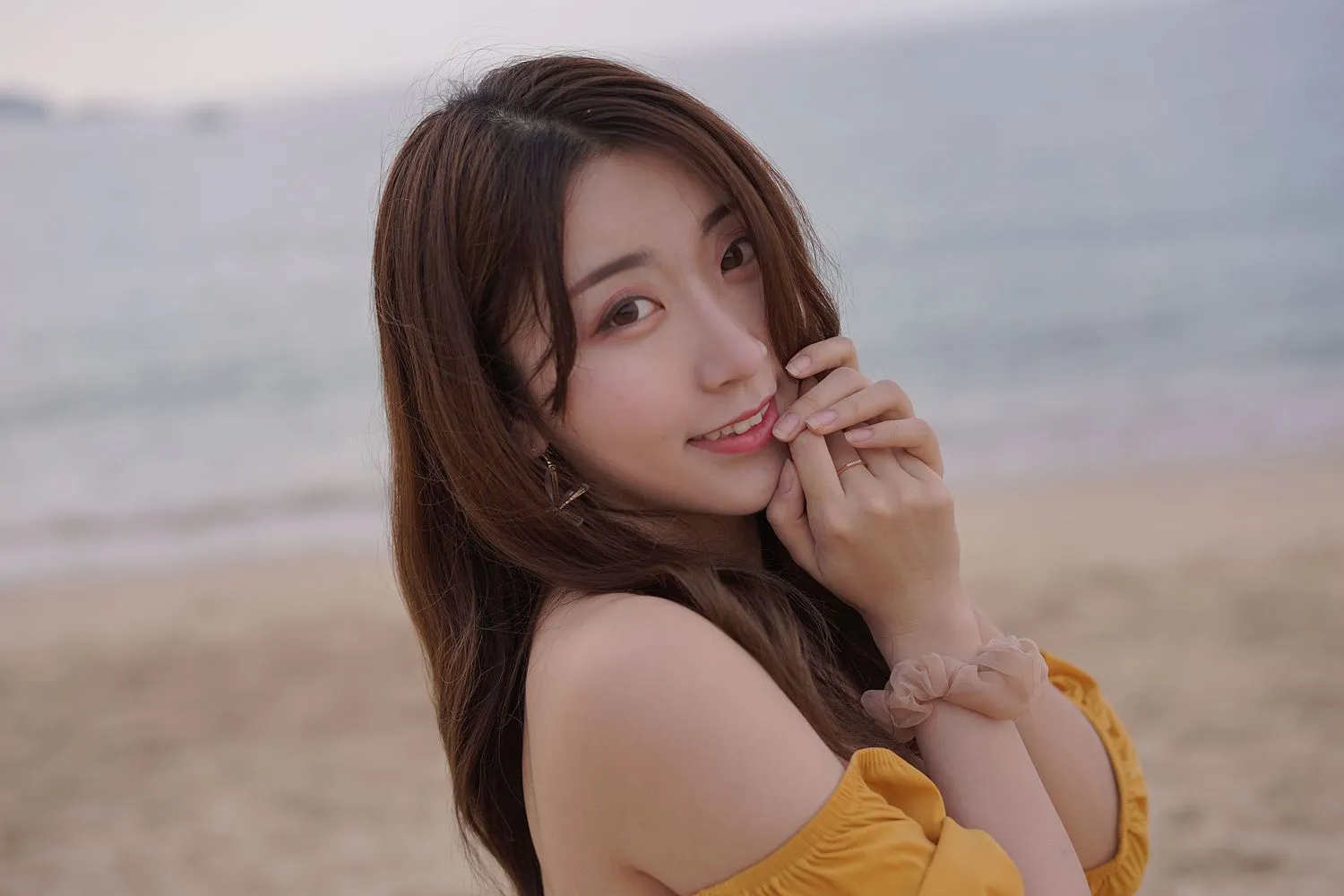 No.051-7海岛之旅真爱版 [243P]– 黄色连衣裙 [19P]-图妖社
