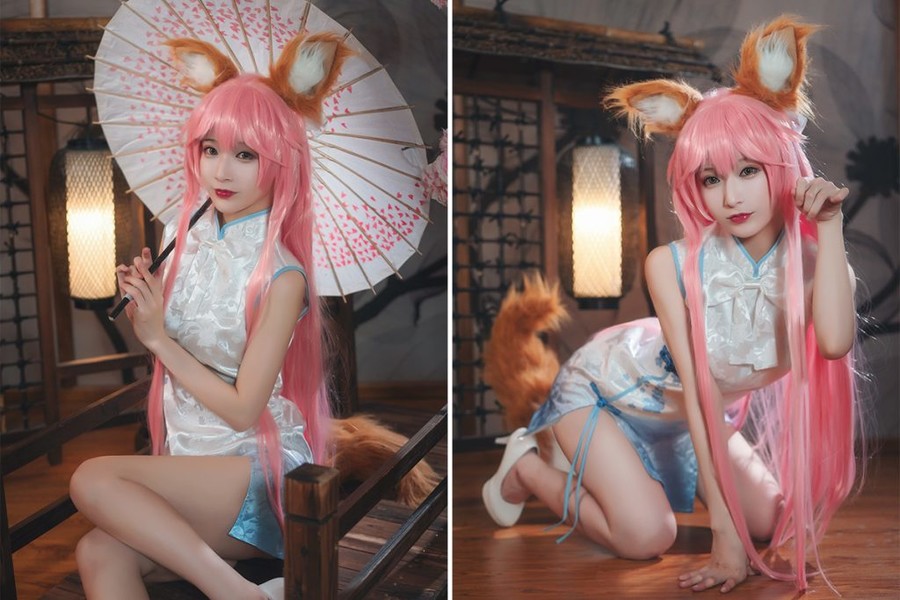 江苏二次元女神，铁板烧鬼舞COS作品38套震撼呈现