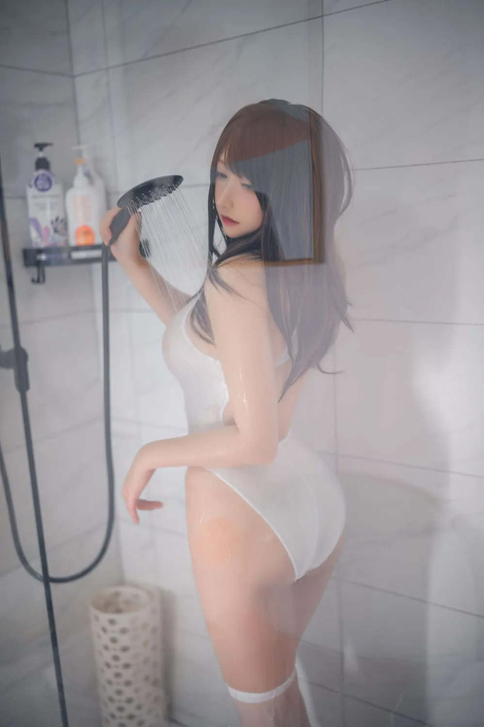 No.001-白色竞泳 [20P]-图妖社