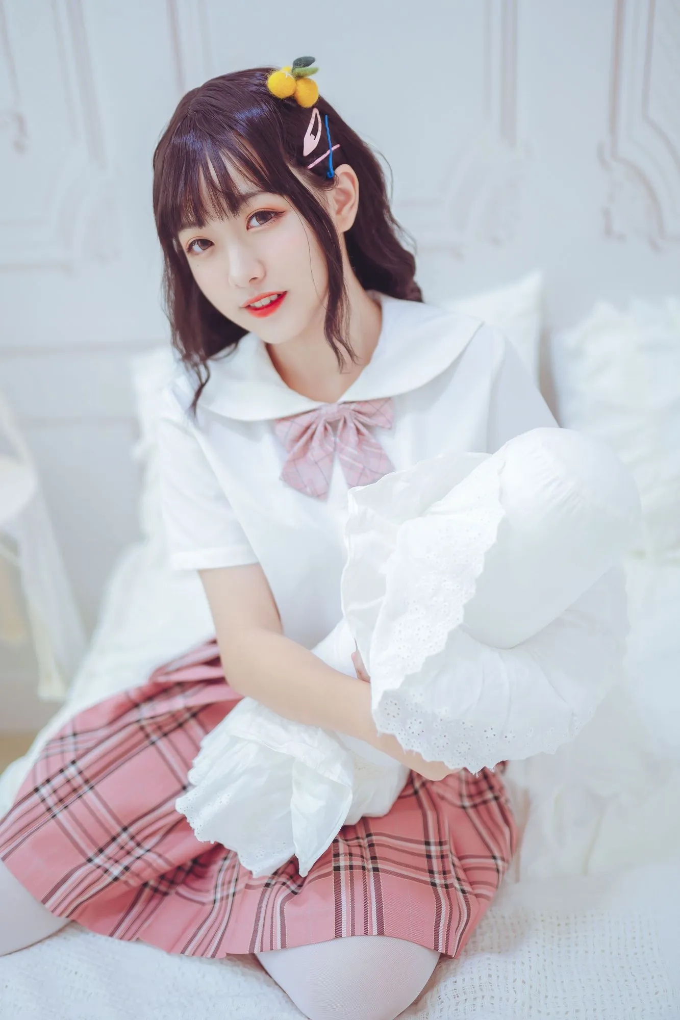 图片[2]-No.001-过膝白丝 [41P]-coswz-cos王者