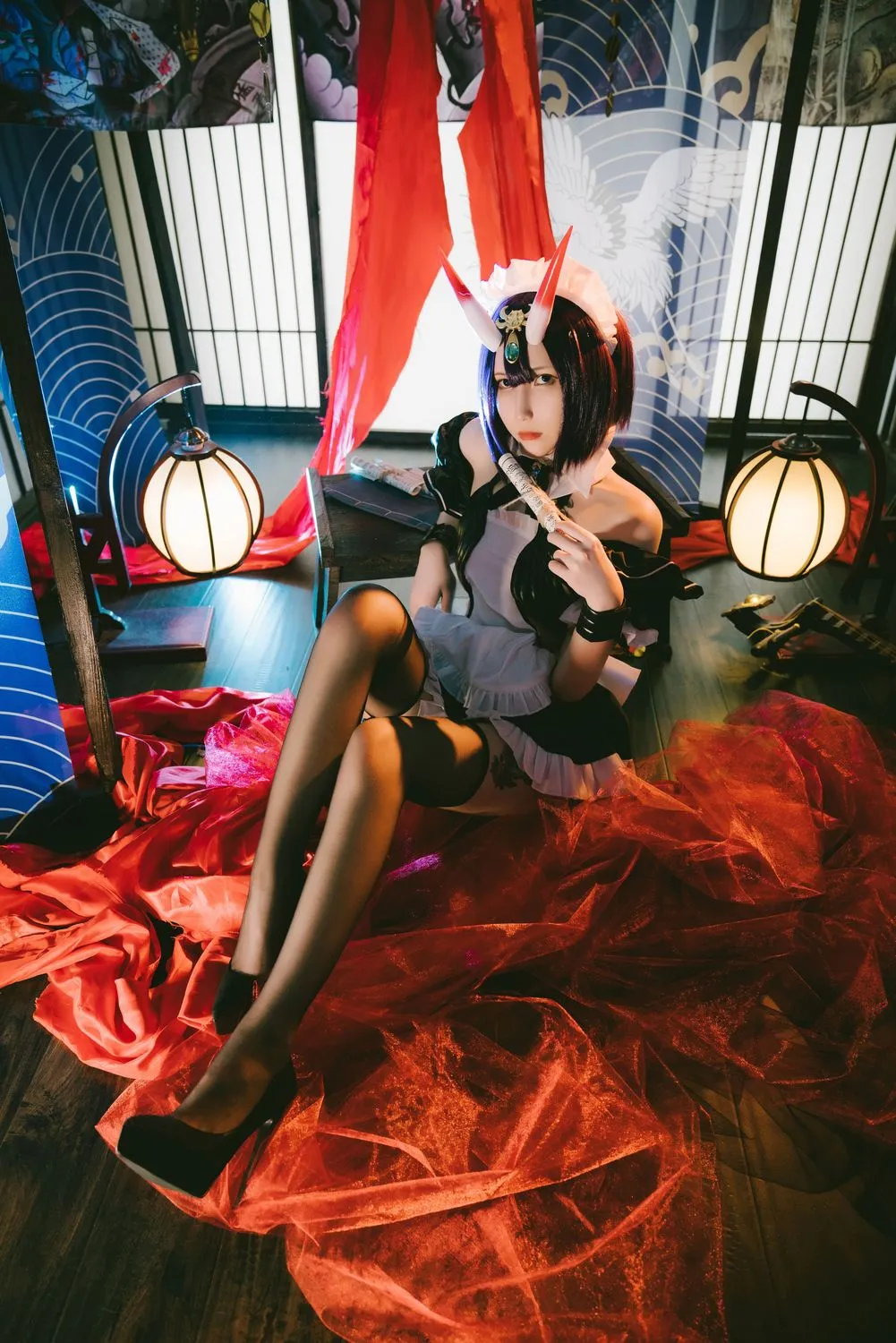 图片[3]-No.001-酒吞童子女仆 [42P]-coswz-cos王者