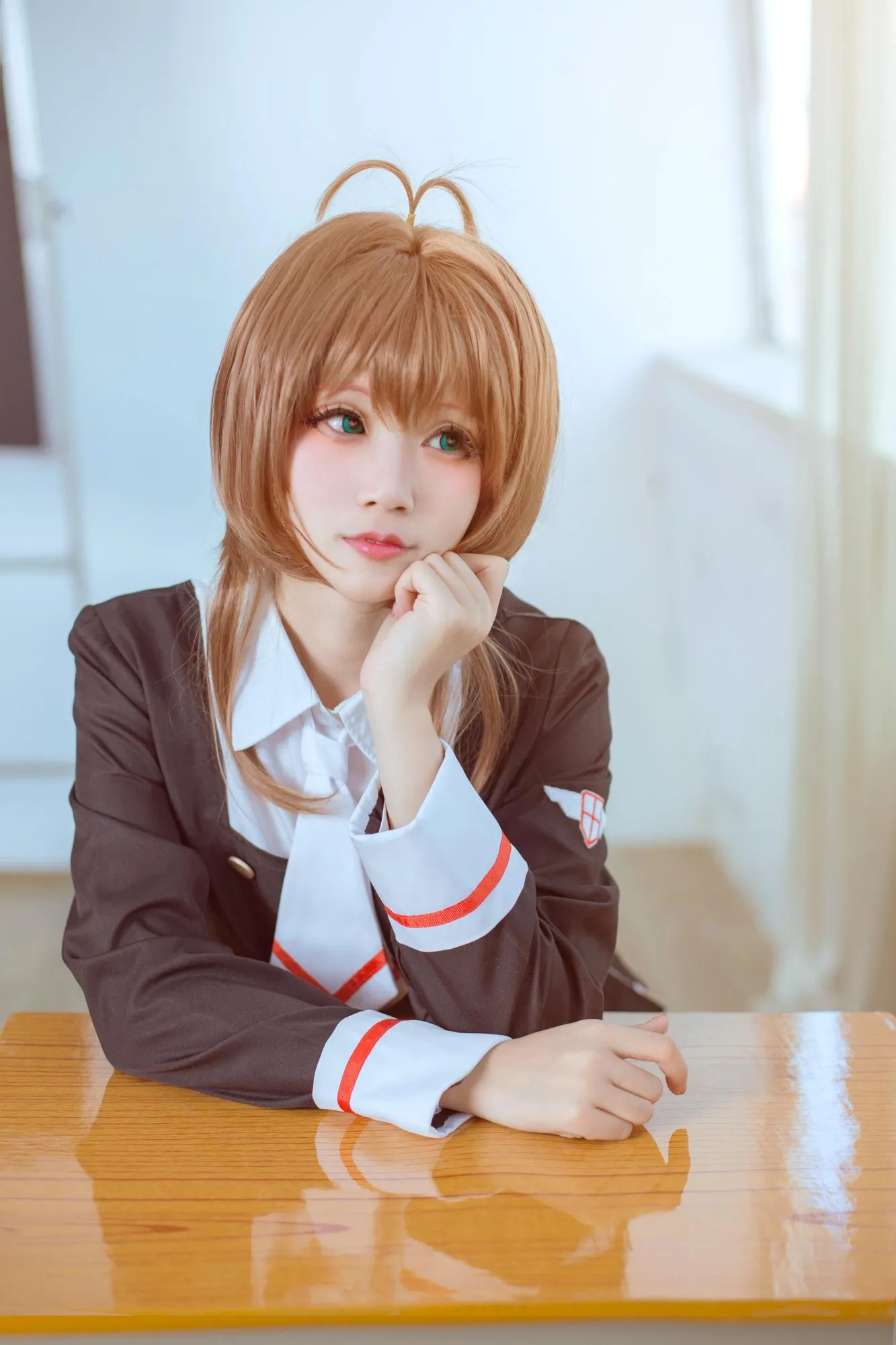 图片[2]-No.001-魔卡少女 木之本樱 JK制服 [9P]-coswz-cos王者
