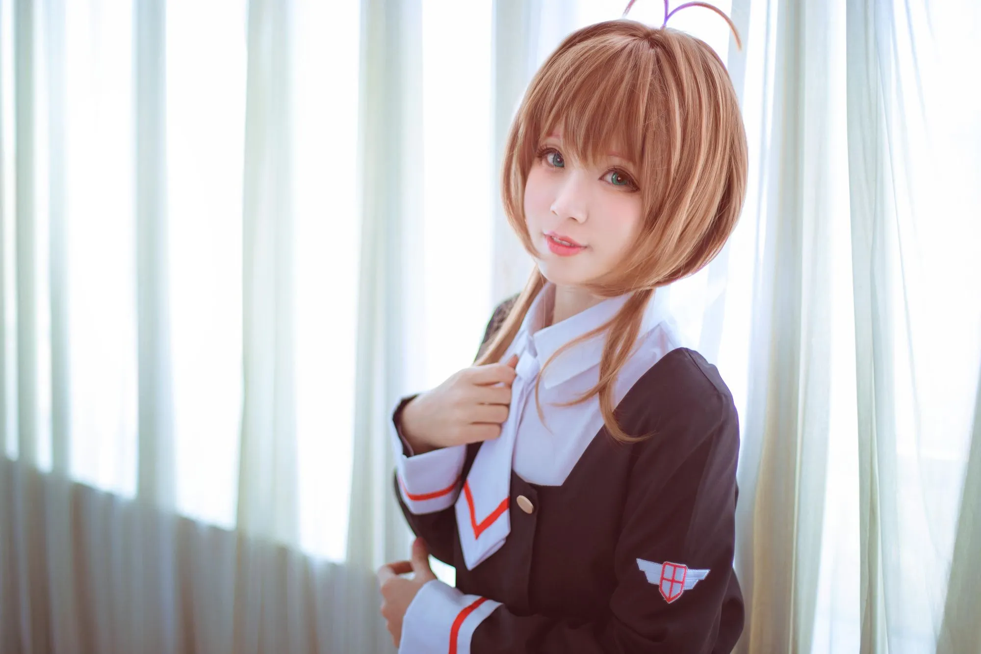 图片[3]-No.001-魔卡少女 木之本樱 JK制服 [9P]-coswz-cos王者