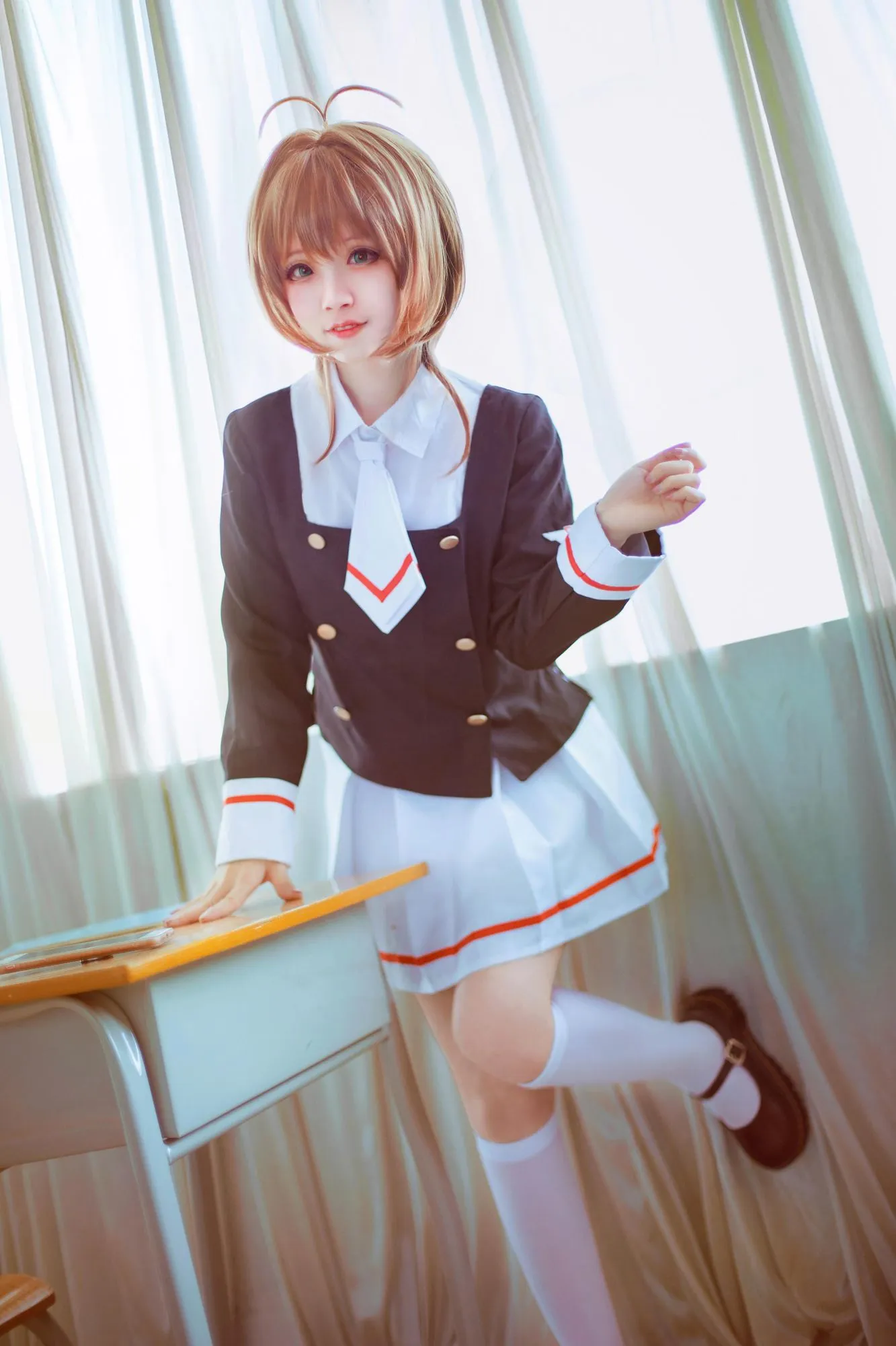 图片[6]-No.001-魔卡少女 木之本樱 JK制服 [9P]-coswz-cos王者