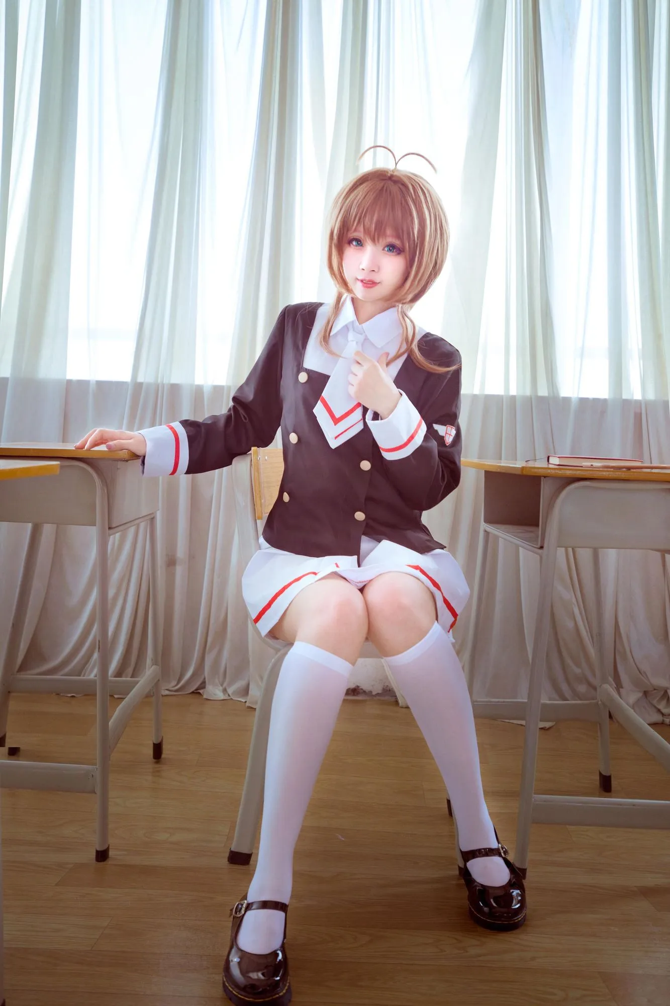 图片[5]-No.001-魔卡少女 木之本樱 JK制服 [9P]-coswz-cos王者