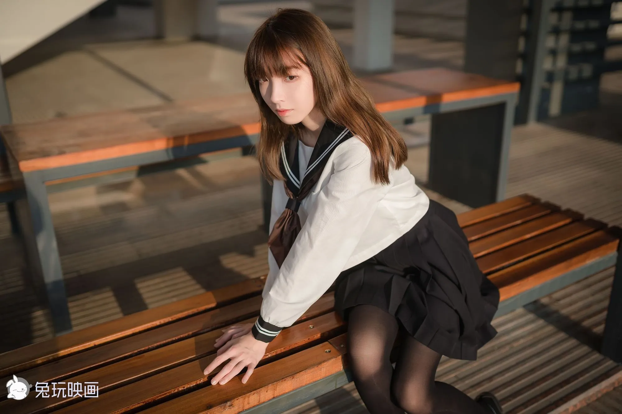 图片[5]-No.001-黄昏里的JK [39P]-coswz-cos王者