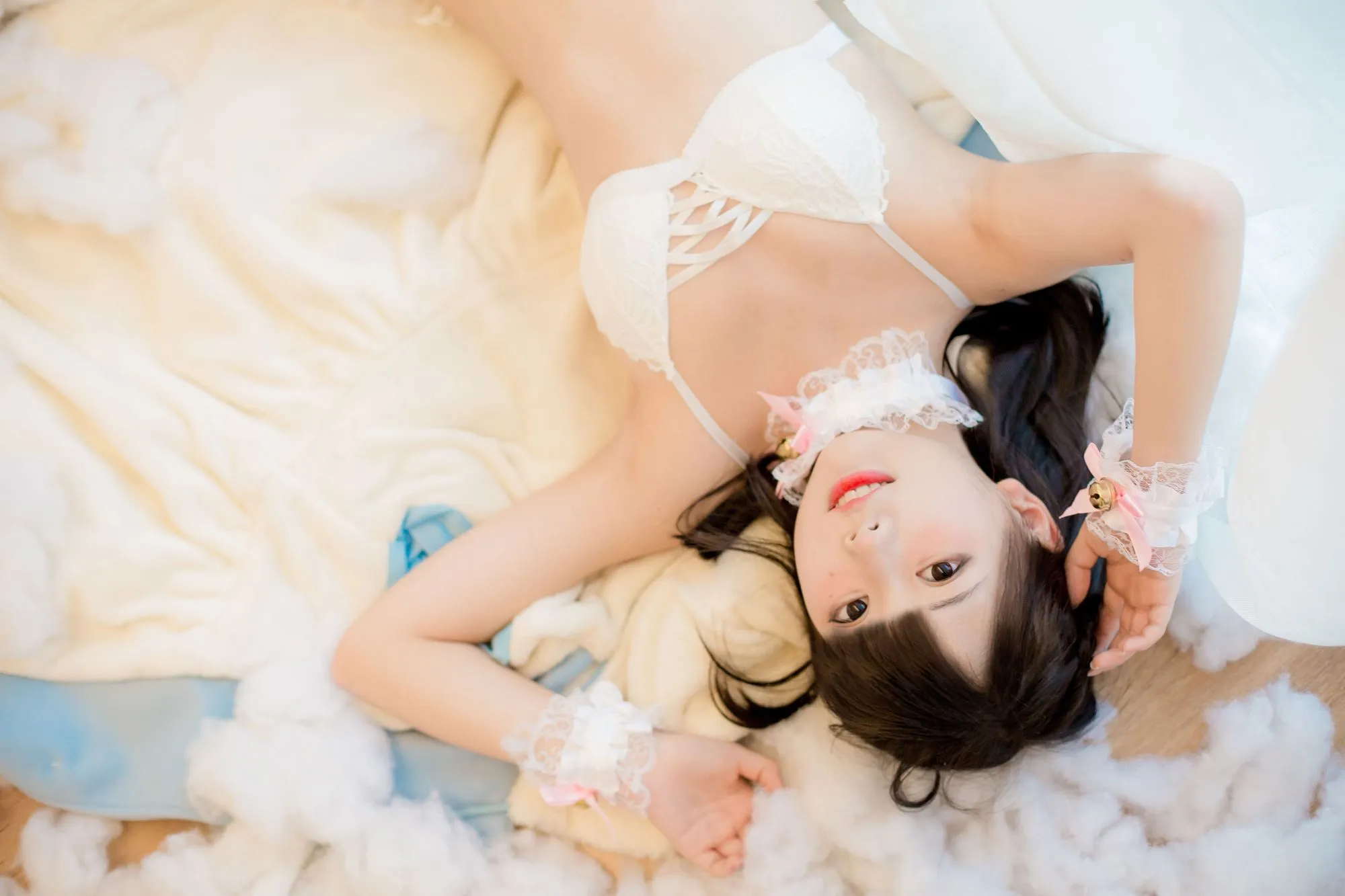 No.002-白色软绵绵少女 [28P]-图妖社