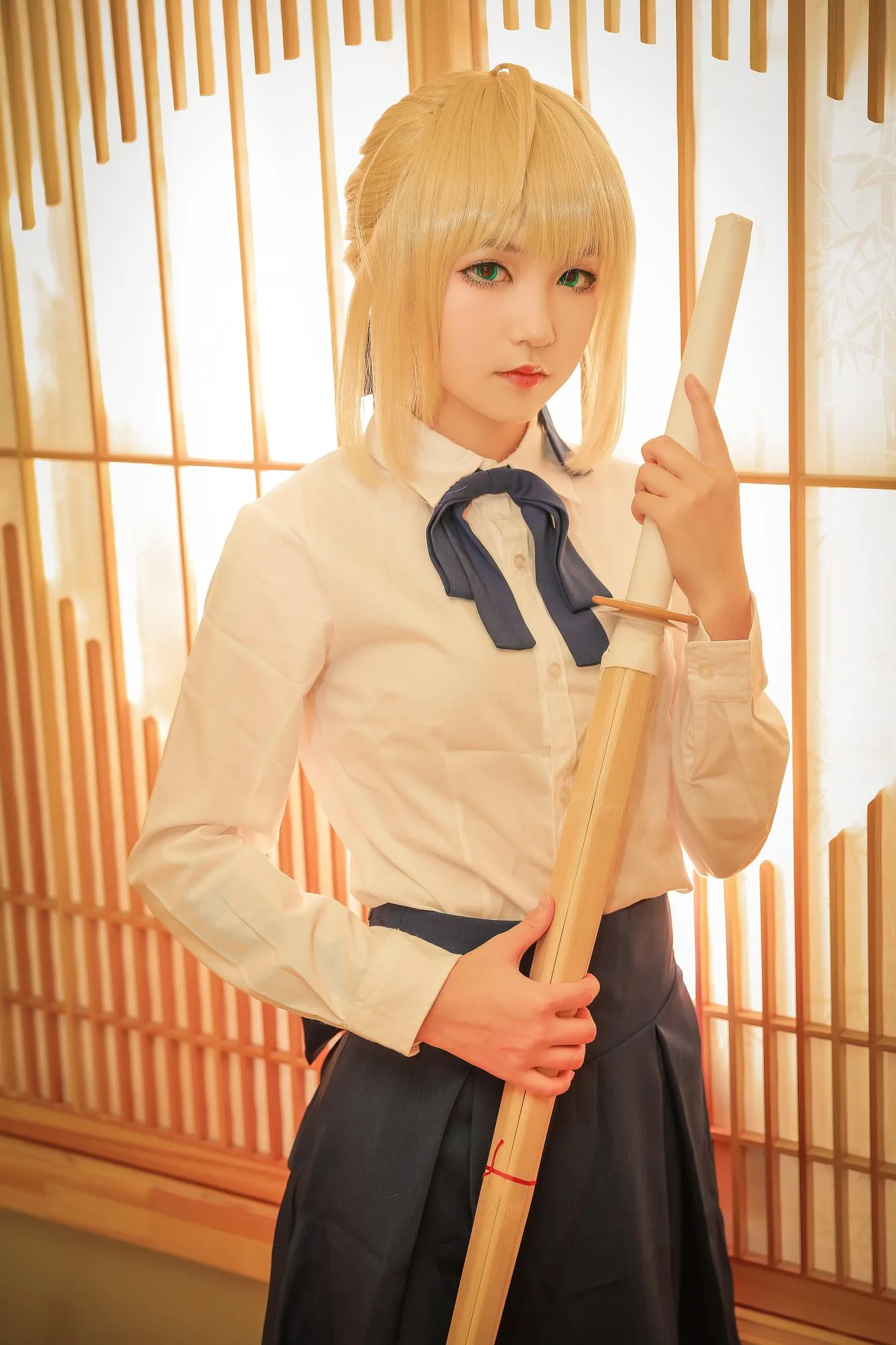 图片[5]-No.002-saber常服 [9P]-coswz-cos王者