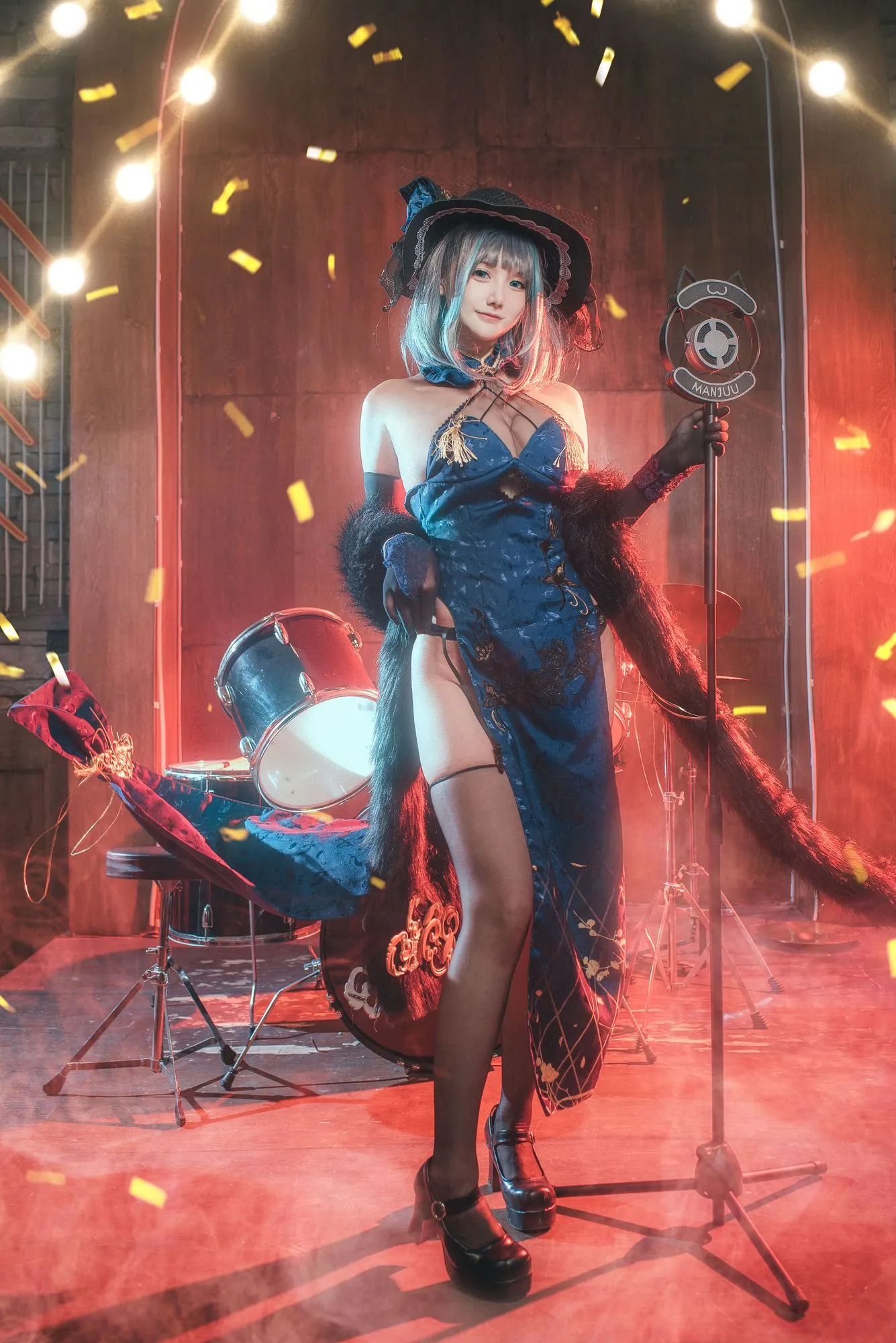 No.003-柴郡旗袍 [22P]-图妖社