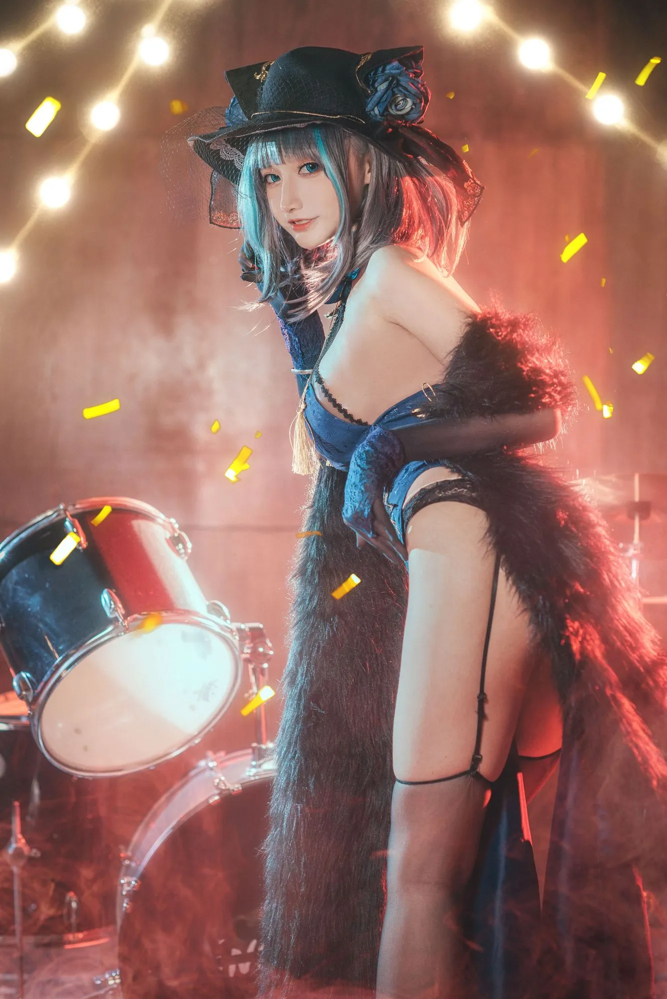 图片[2]-No.003-柴郡旗袍 [22P]-coswz-cos王者