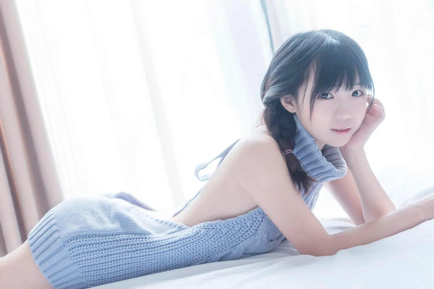 图片[2]-No.003-漏背毛衣 [10P]-coswz-cos王者