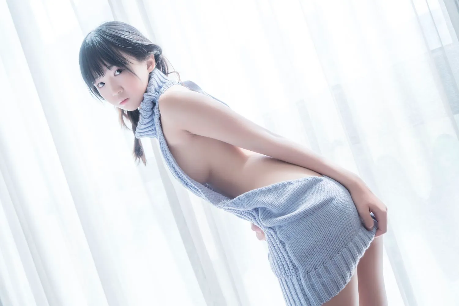 图片[3]-No.003-漏背毛衣 [10P]-coswz-cos王者