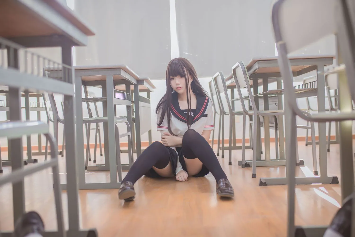 No.003-黑丝JK [39P]-图妖社