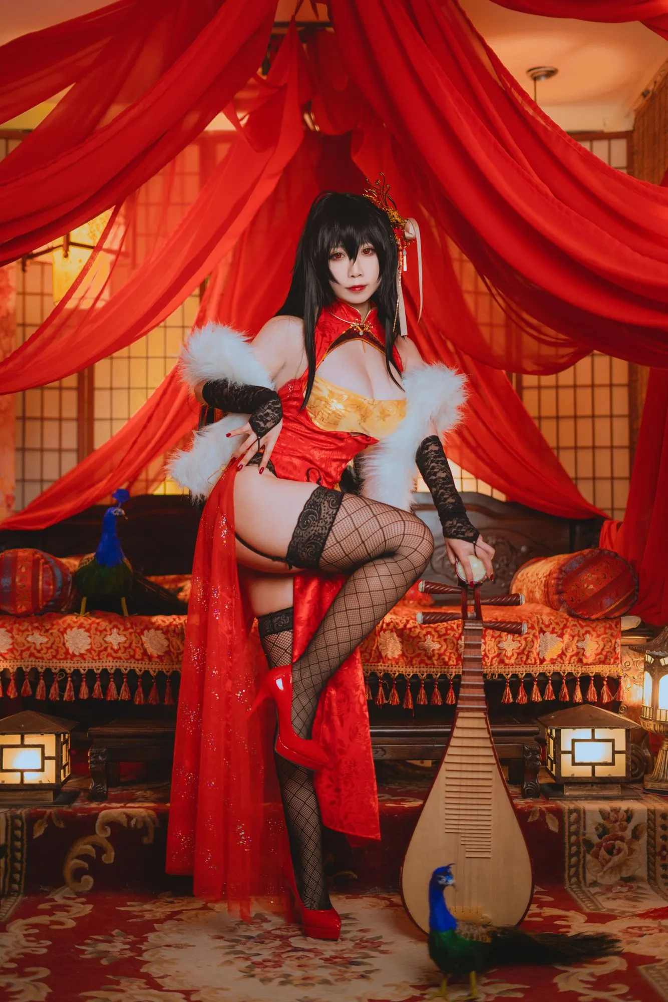 图片[6]-No.004-大凤旗袍 [10P]-coswz-cos王者