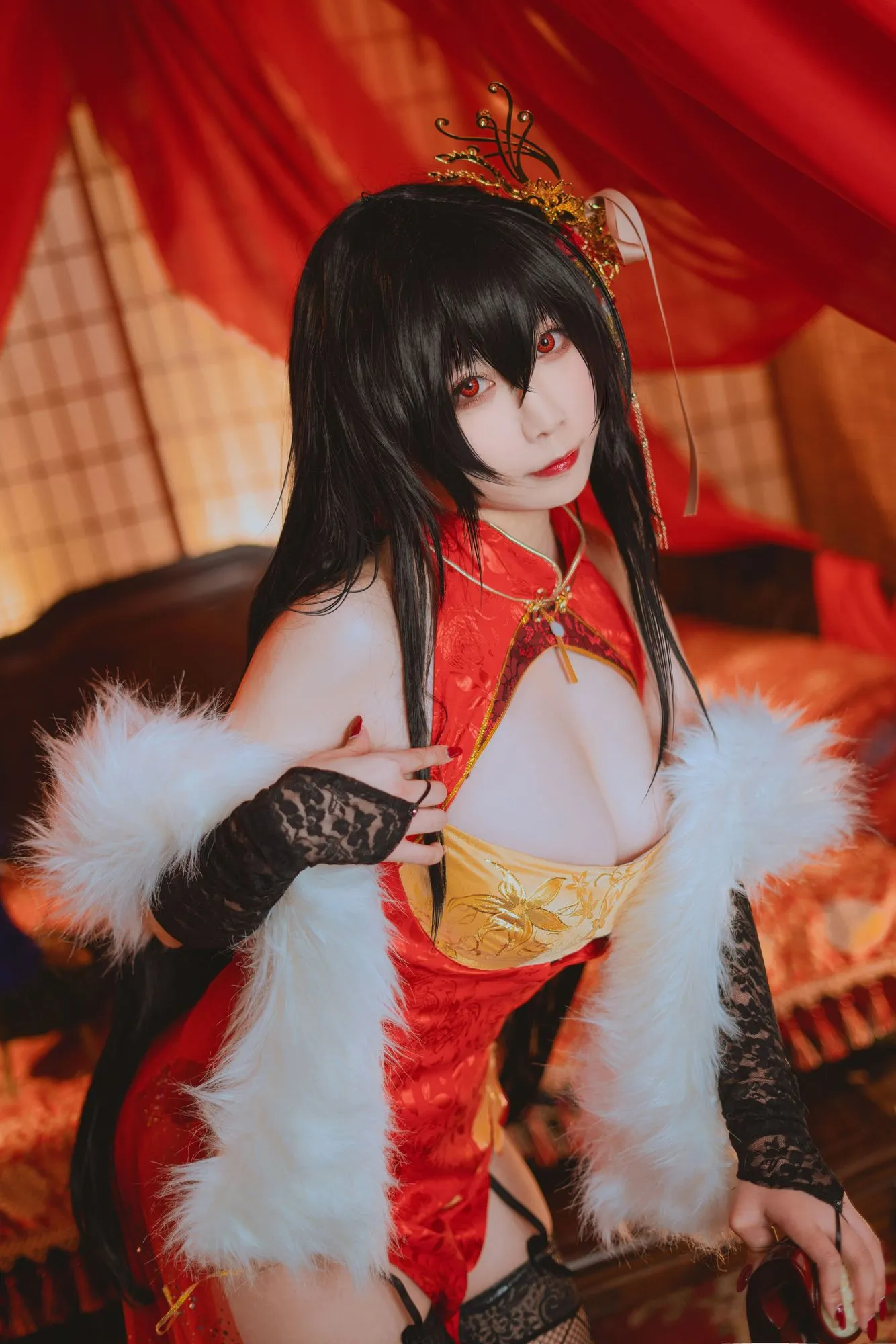 图片[4]-No.004-大凤旗袍 [10P]-coswz-cos王者
