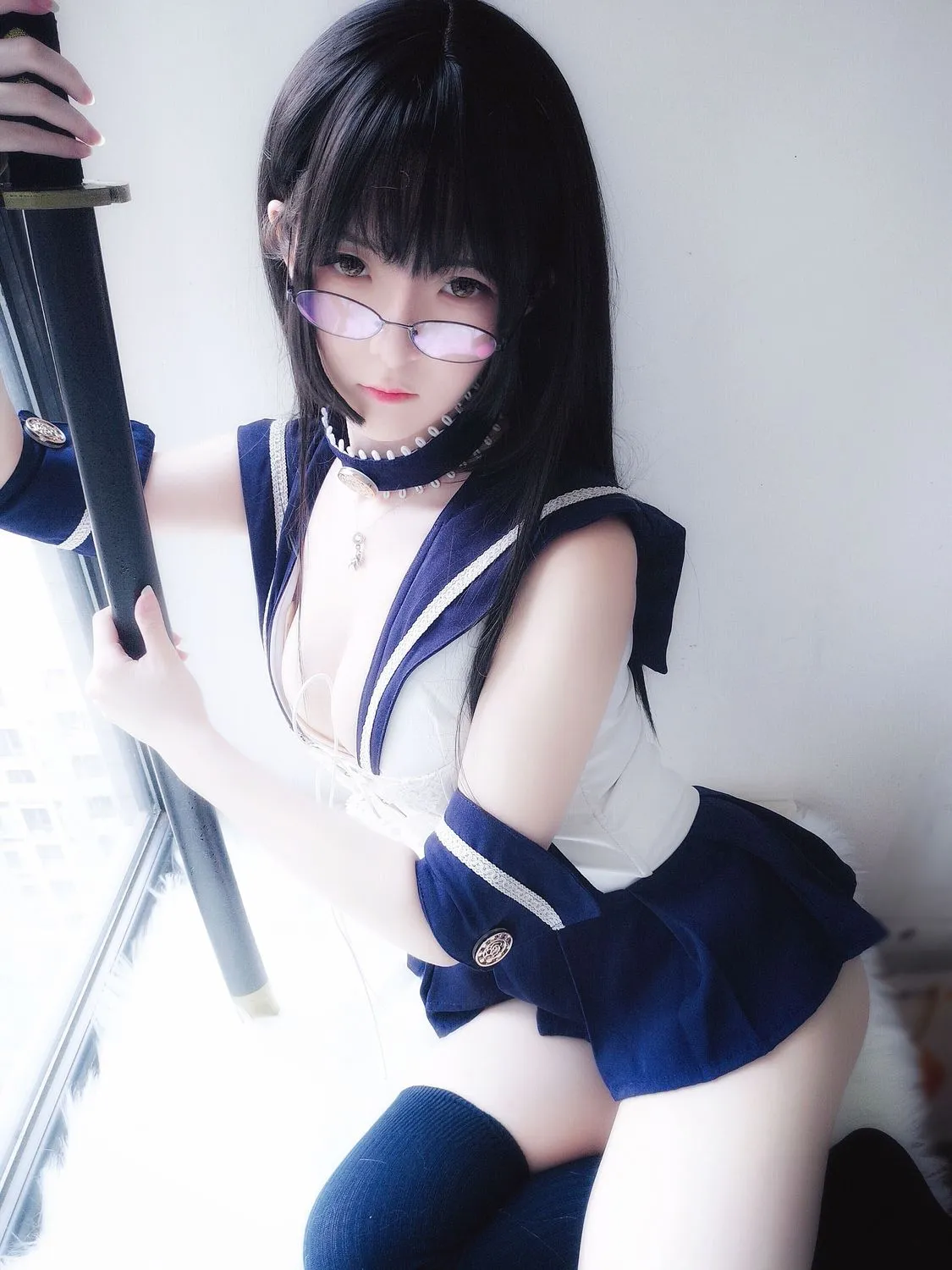 图片[2]-No.004-武士刀与水手服 [20P]-coswz-cos王者