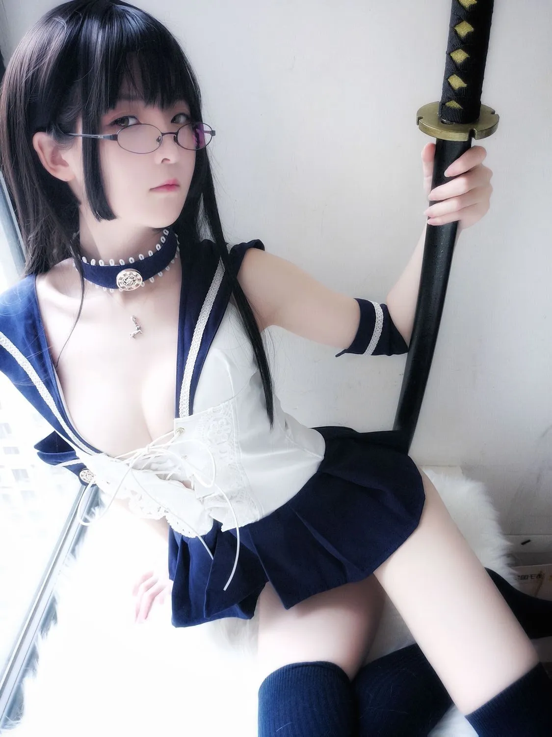 图片[3]-No.004-武士刀与水手服 [20P]-coswz-cos王者