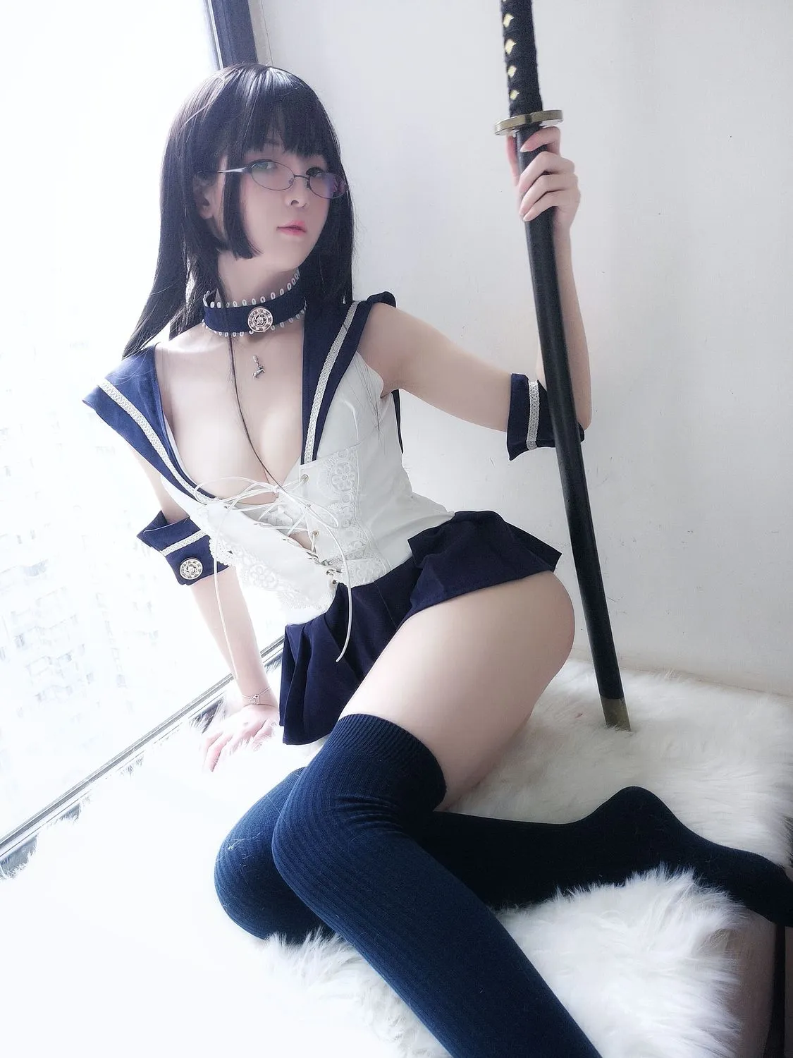 No.004-武士刀与水手服 [20P]-图妖社