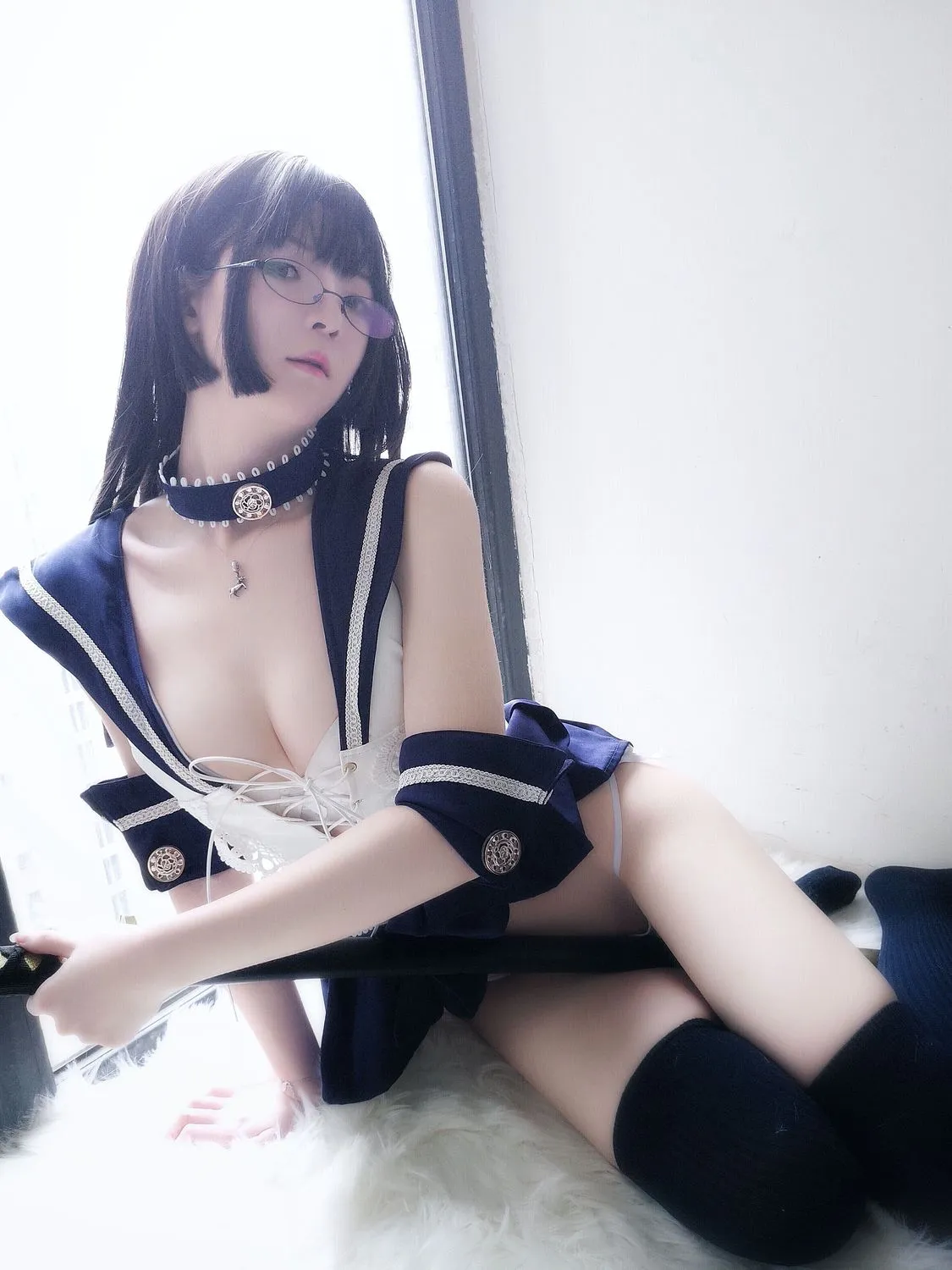 图片[4]-No.004-武士刀与水手服 [20P]-coswz-cos王者