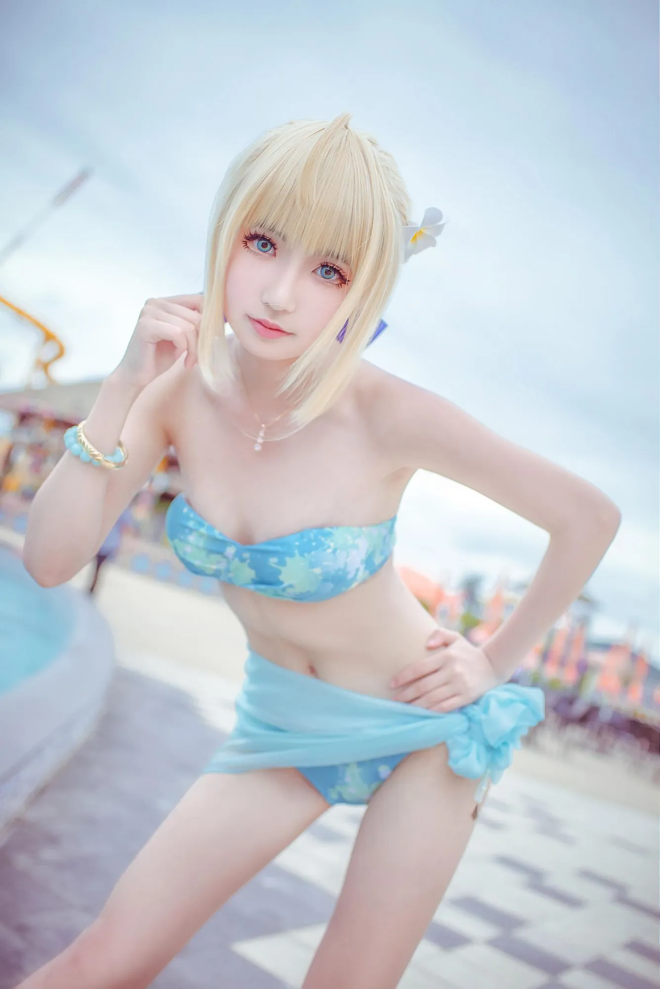 图片[5]-No.005-阿尔托莉雅 泳装 [14P]-coswz-cos王者