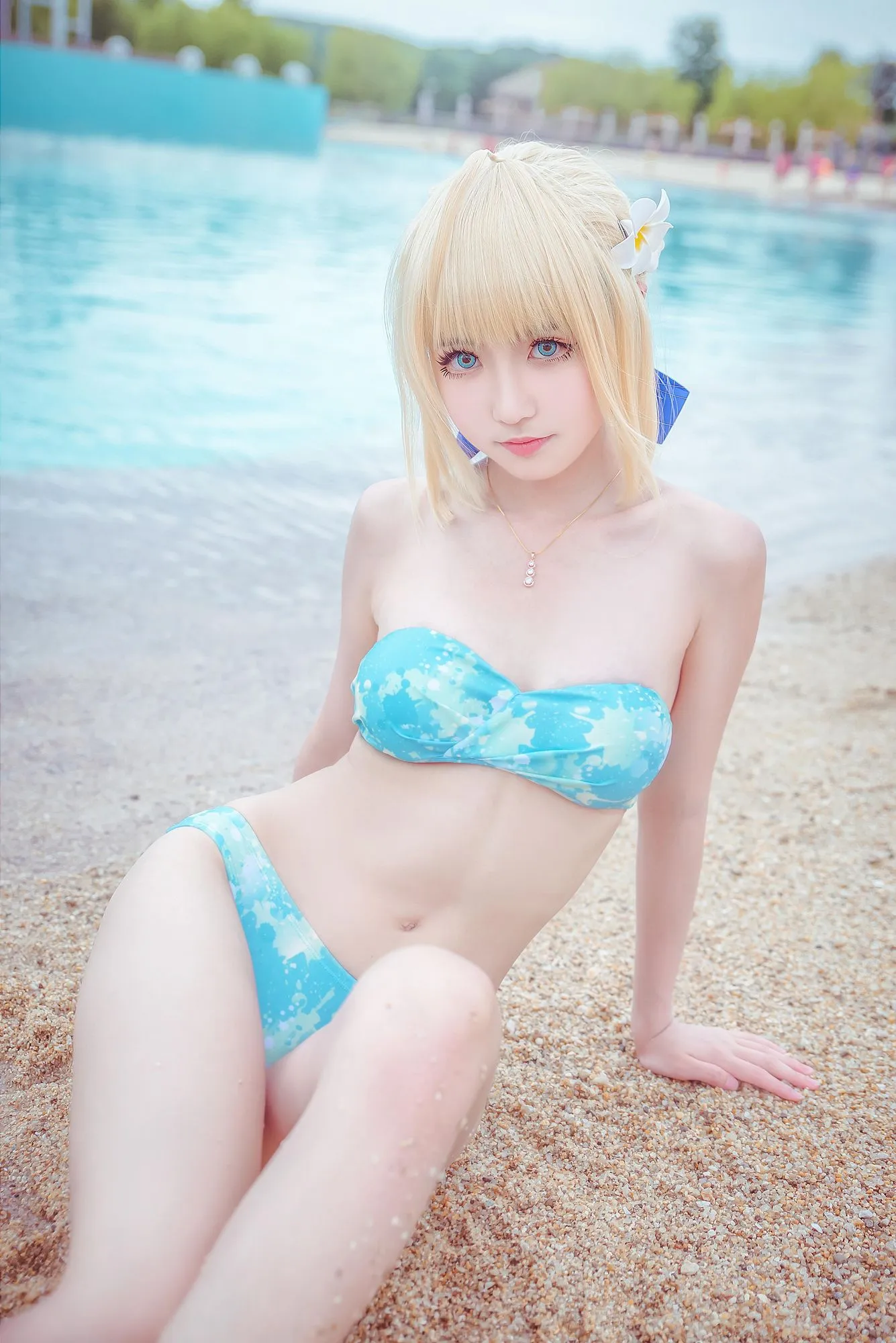 图片[4]-No.005-阿尔托莉雅 泳装 [14P]-coswz-cos王者