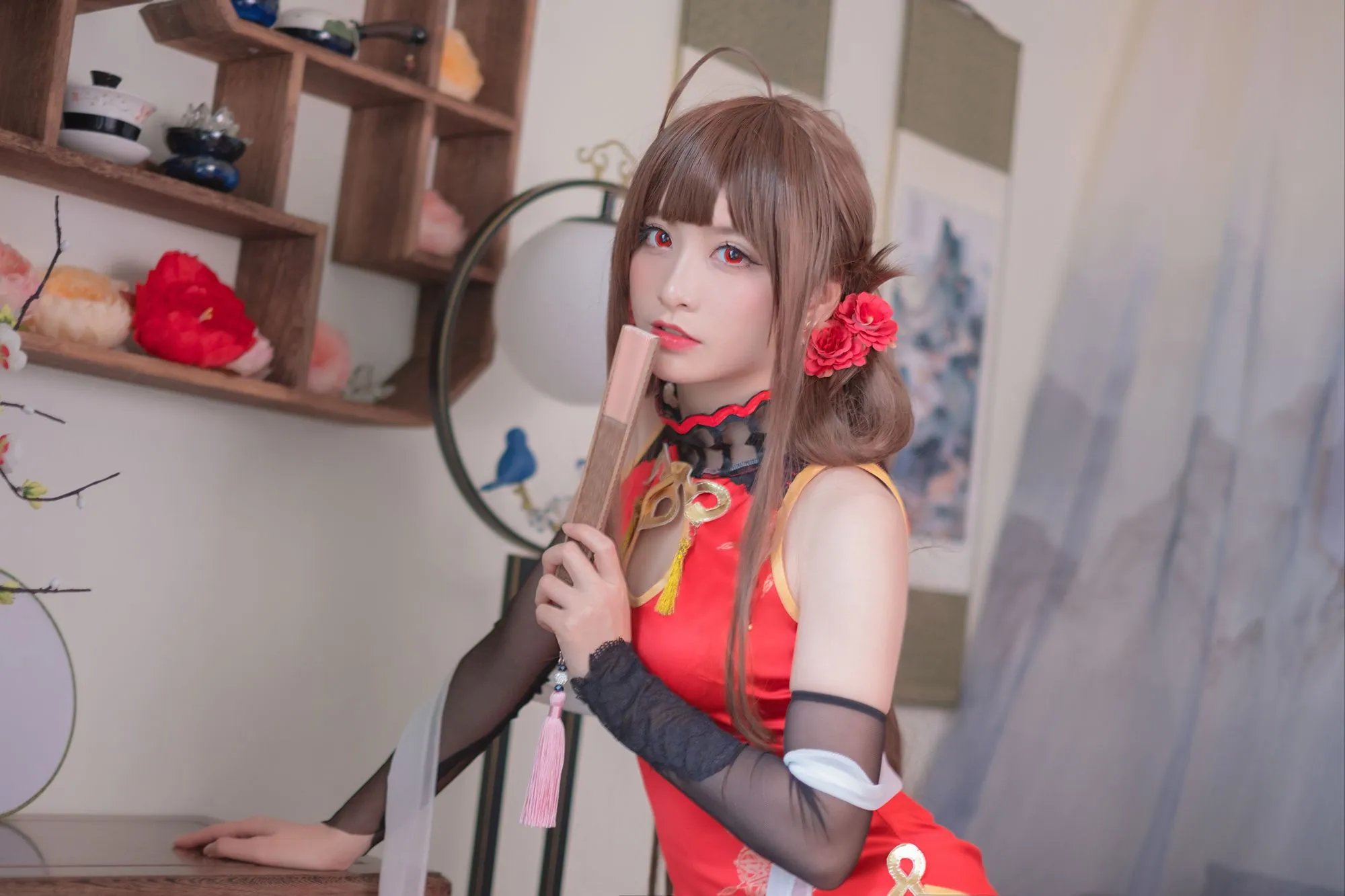 图片[2]-No.005-DSR50 红牡丹 [10P]-coswz-cos王者