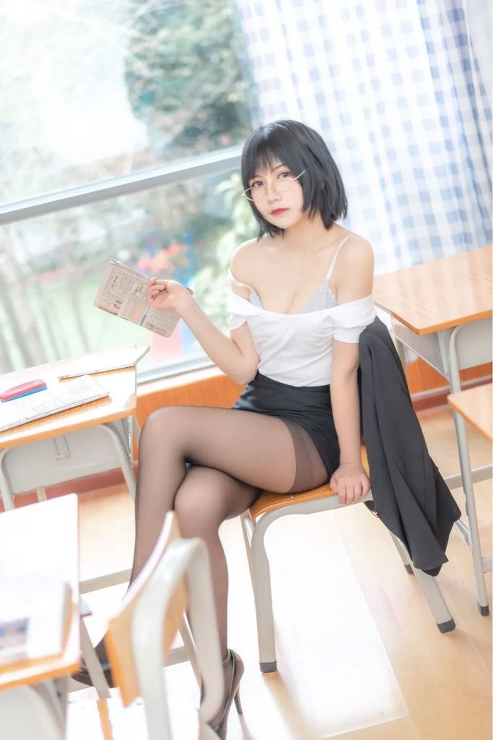 图片[3]-No.006-家庭教师 [56P]-coswz-cos王者