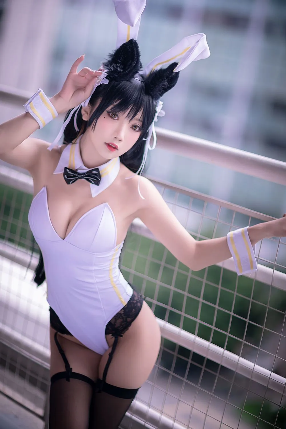 No.006-爱宕白色兔女郎 [22P]-图妖社