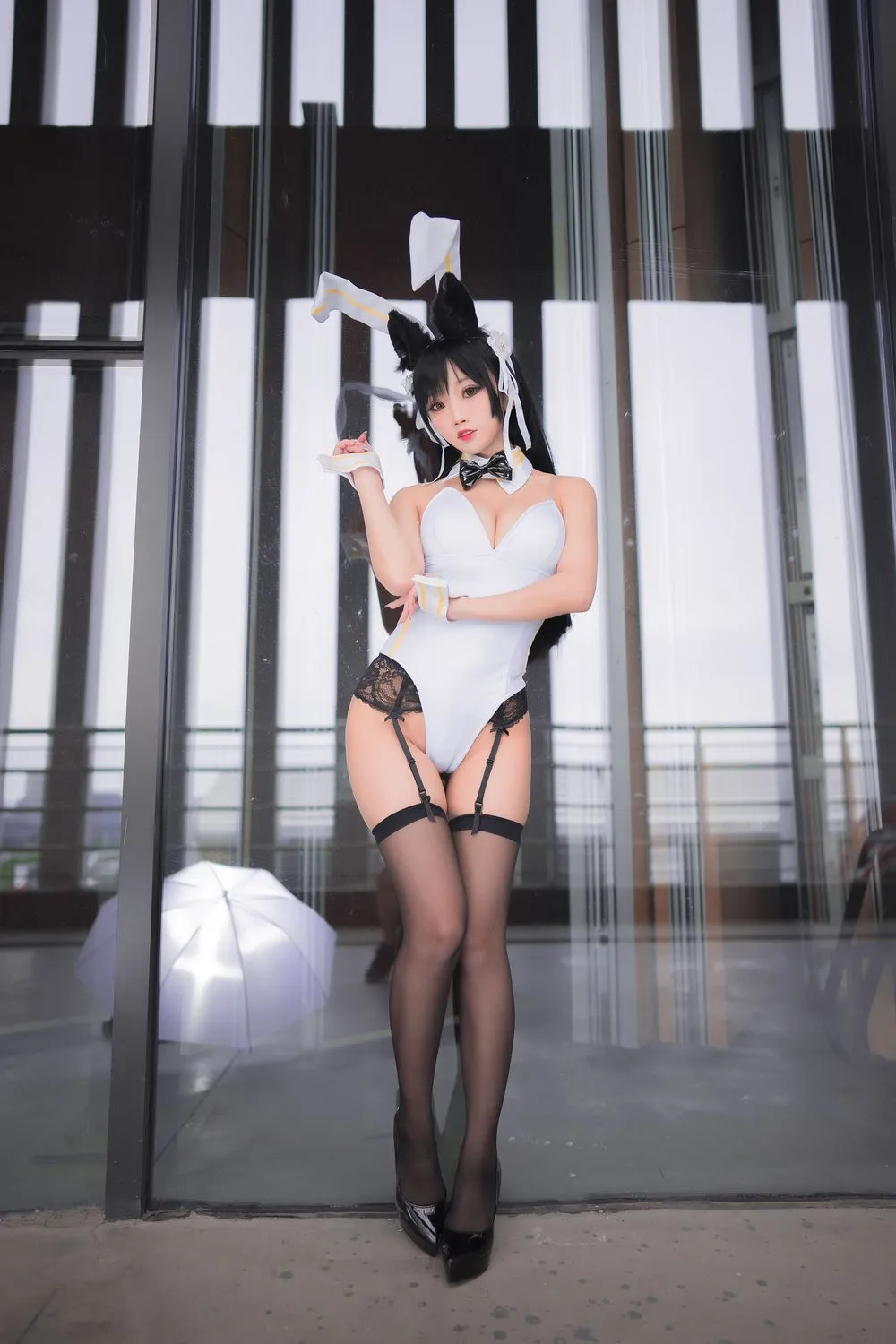 图片[5]-No.006-爱宕白色兔女郎 [22P]-coswz-cos王者