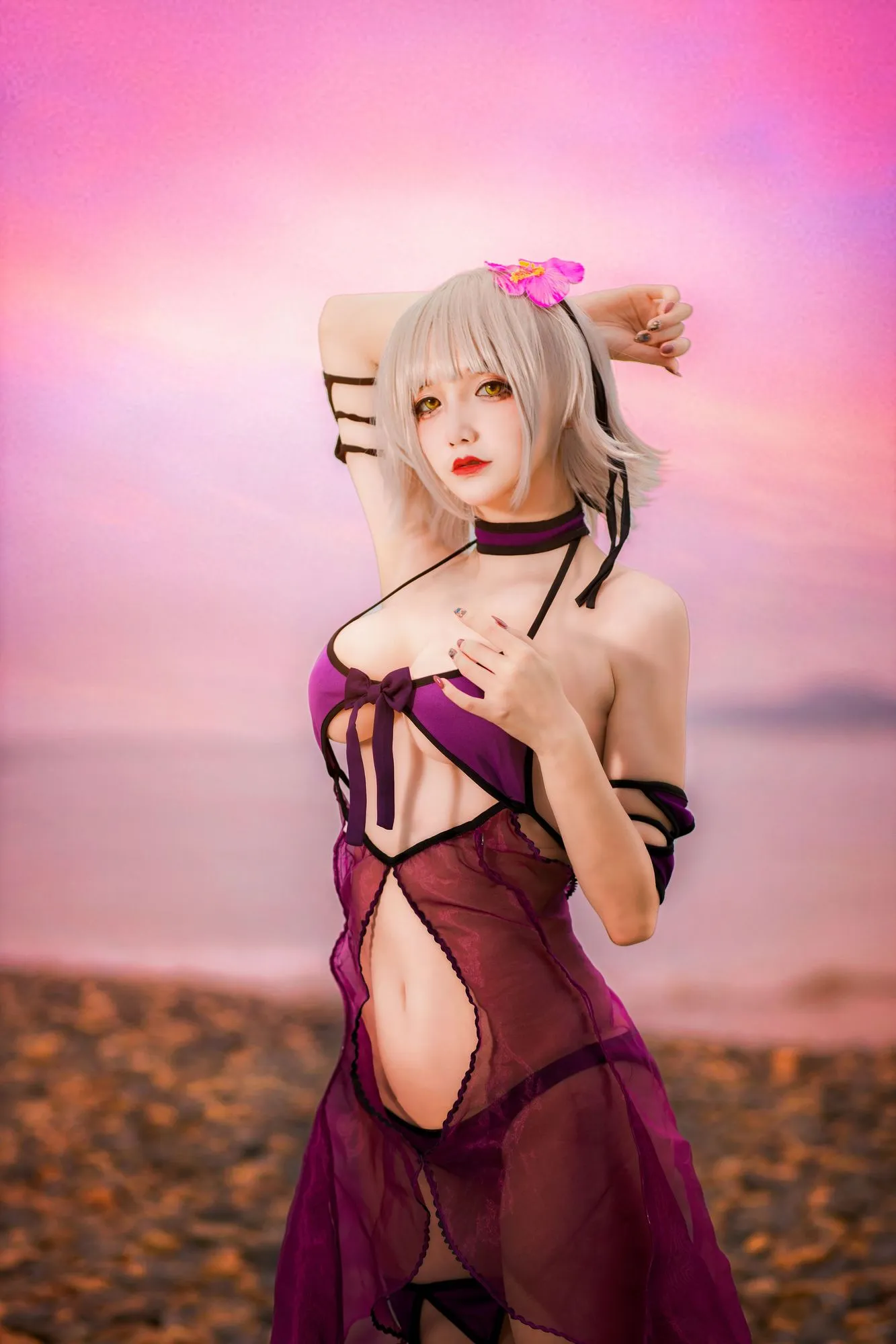 图片[2]-No.006-黑贞水着 [19P]-coswz-cos王者