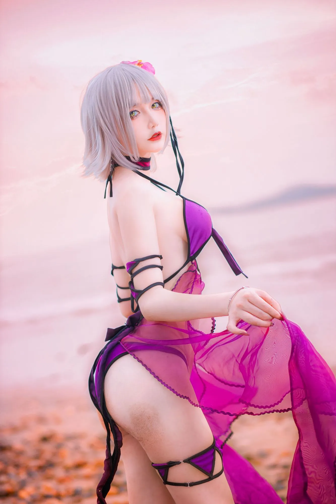 图片[5]-No.006-黑贞水着 [19P]-coswz-cos王者