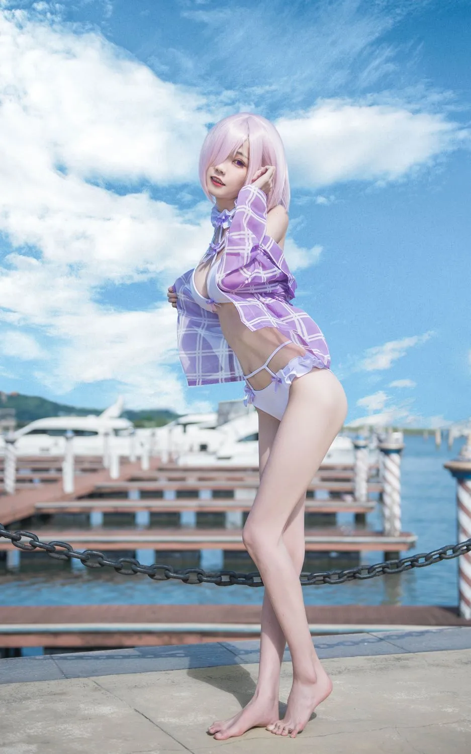 图片[2]-No.007-玛修泳装 [17P]-coswz-cos王者
