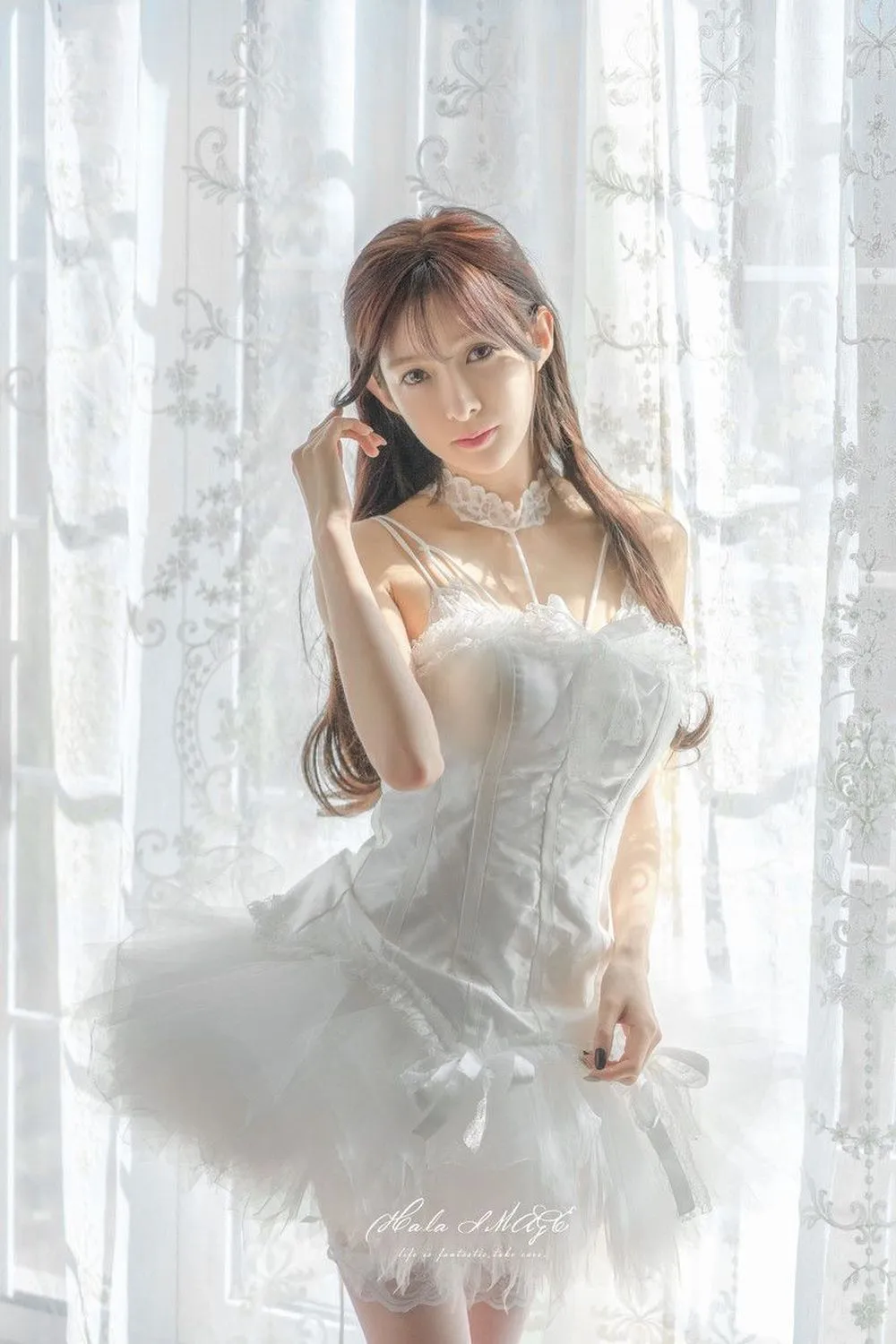 图片[4]-No.007-白色吊带裙 [24P]-coswz-cos王者