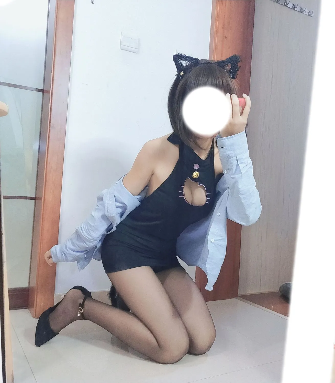 图片[4]-No.007-露背猫咪 [6P 2V]-coswz-cos王者