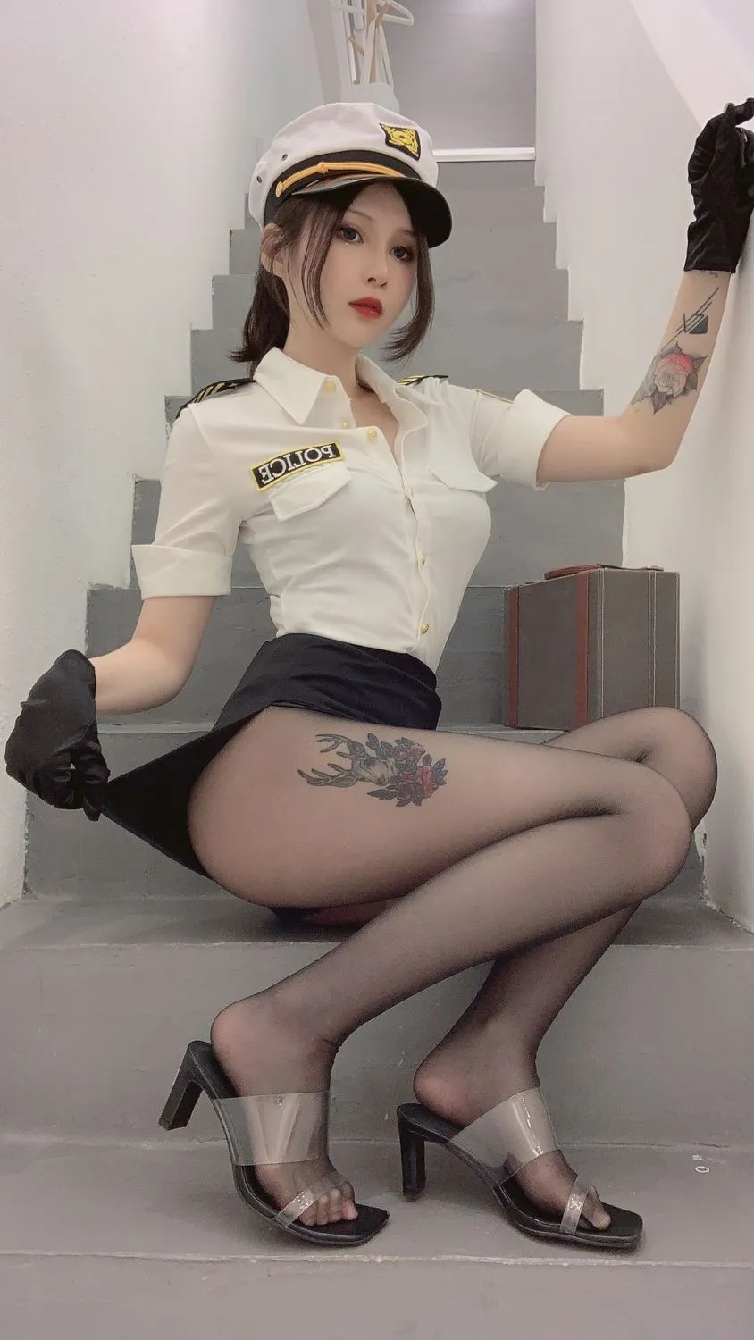 图片[4]-No.008-女警 [47P]-coswz-cos王者