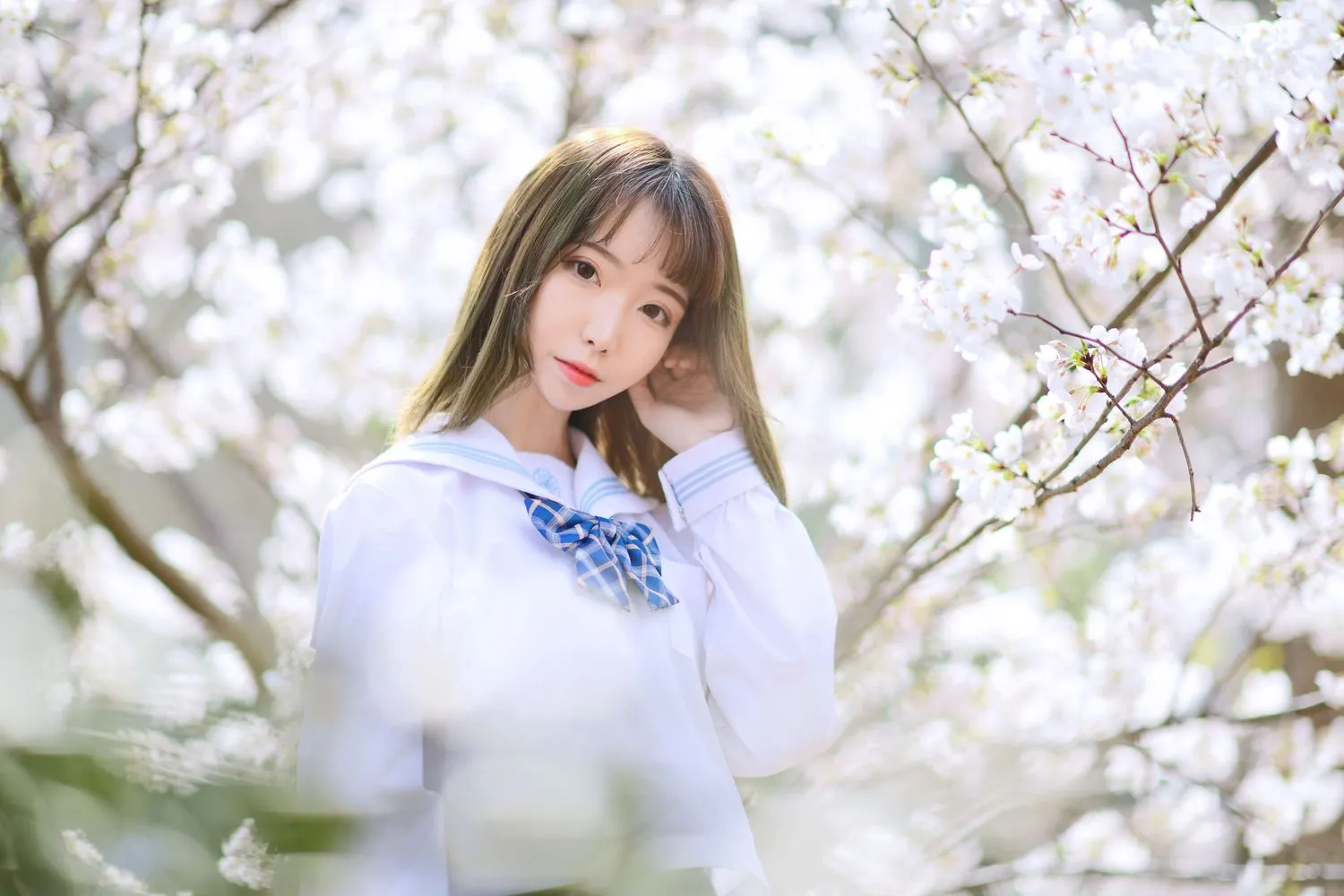 图片[3]-No.009-樱花树下 [41P]-coswz-cos王者