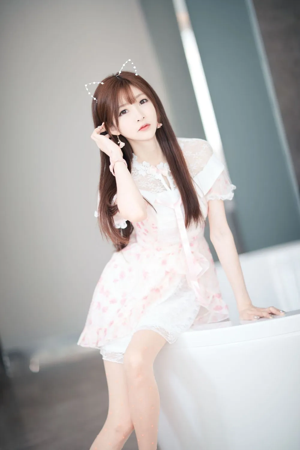 No.009-粉色连衣裙 [16P]-图妖社