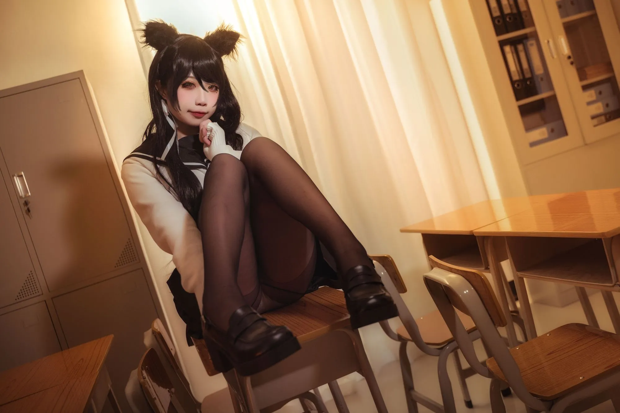 图片[3]-No.011-碧蓝航线 爱宕高雄制服 [35P]-coswz-cos王者