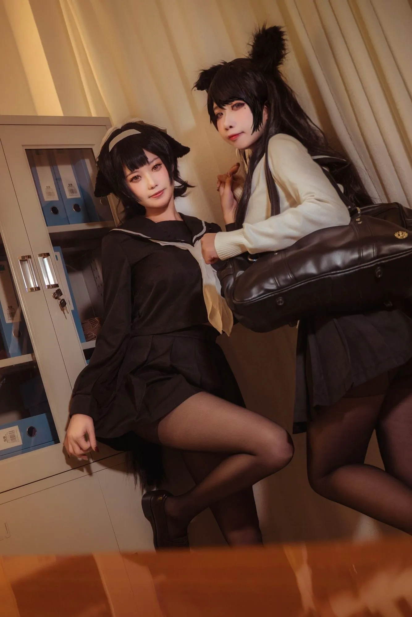 图片[4]-No.011-碧蓝航线 爱宕高雄制服 [35P]-coswz-cos王者