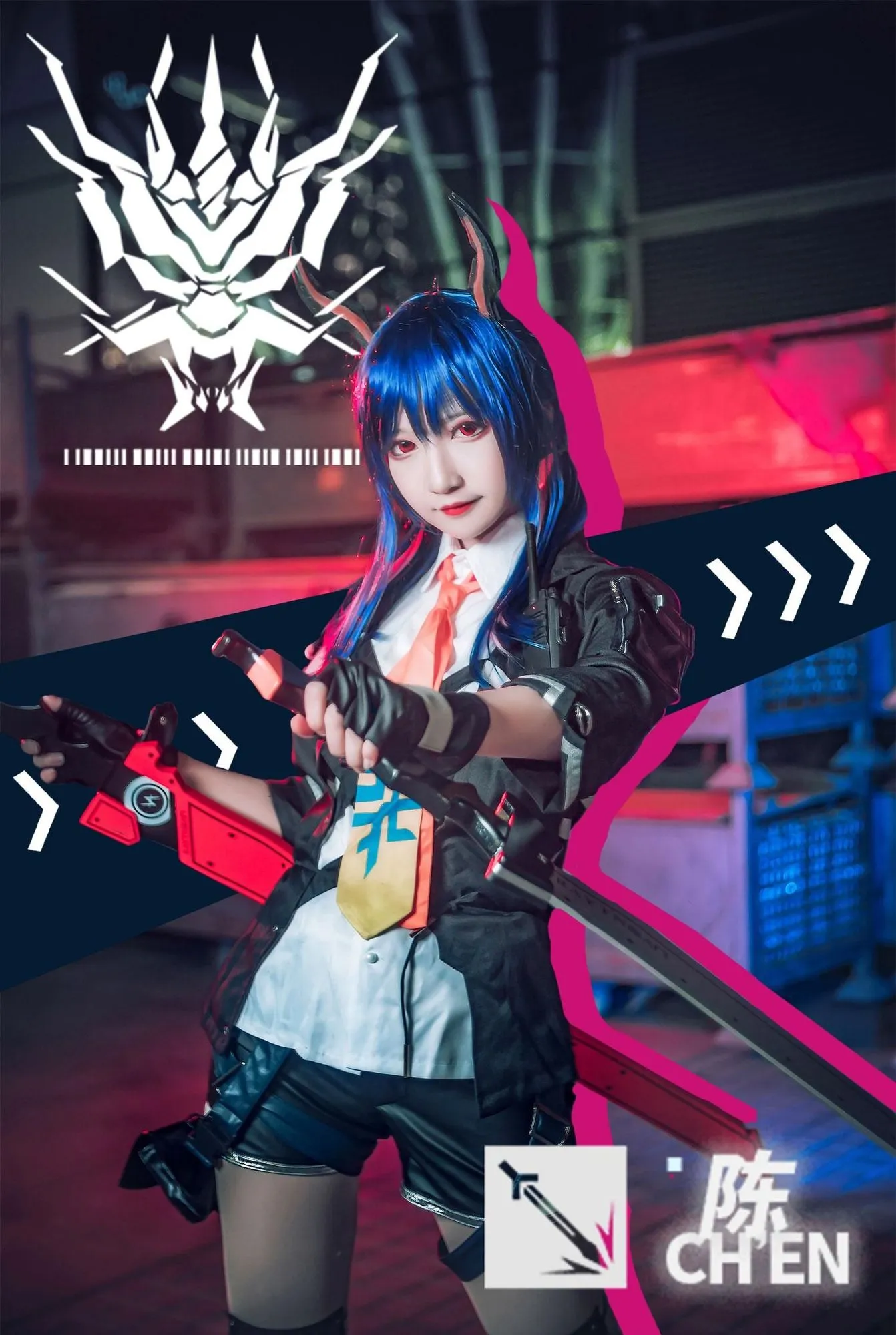 图片[3]-No.013-明日方舟 陈sir [6P]-coswz-cos王者