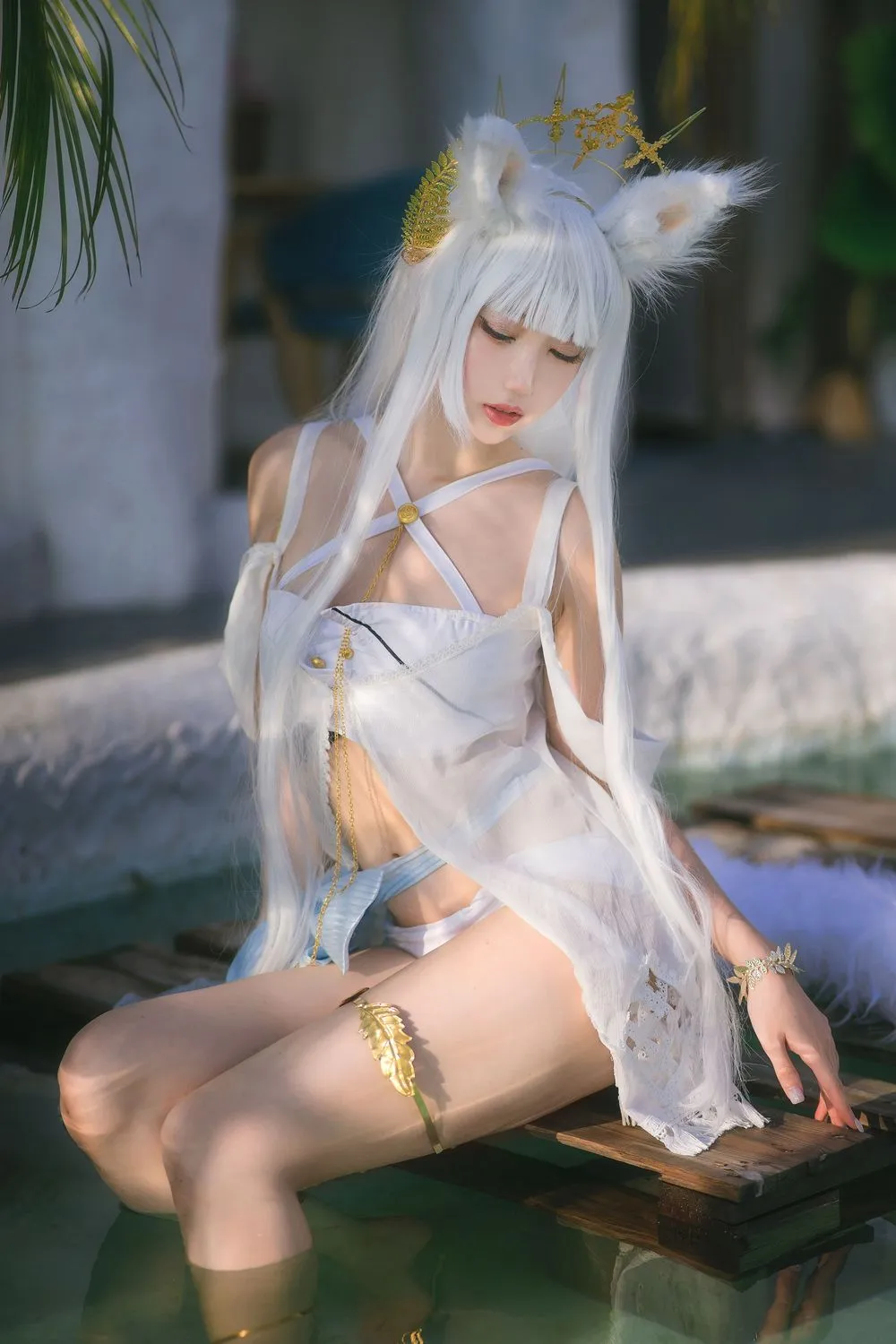图片[4]-No.013-白金泳装 [23P]-coswz-cos王者