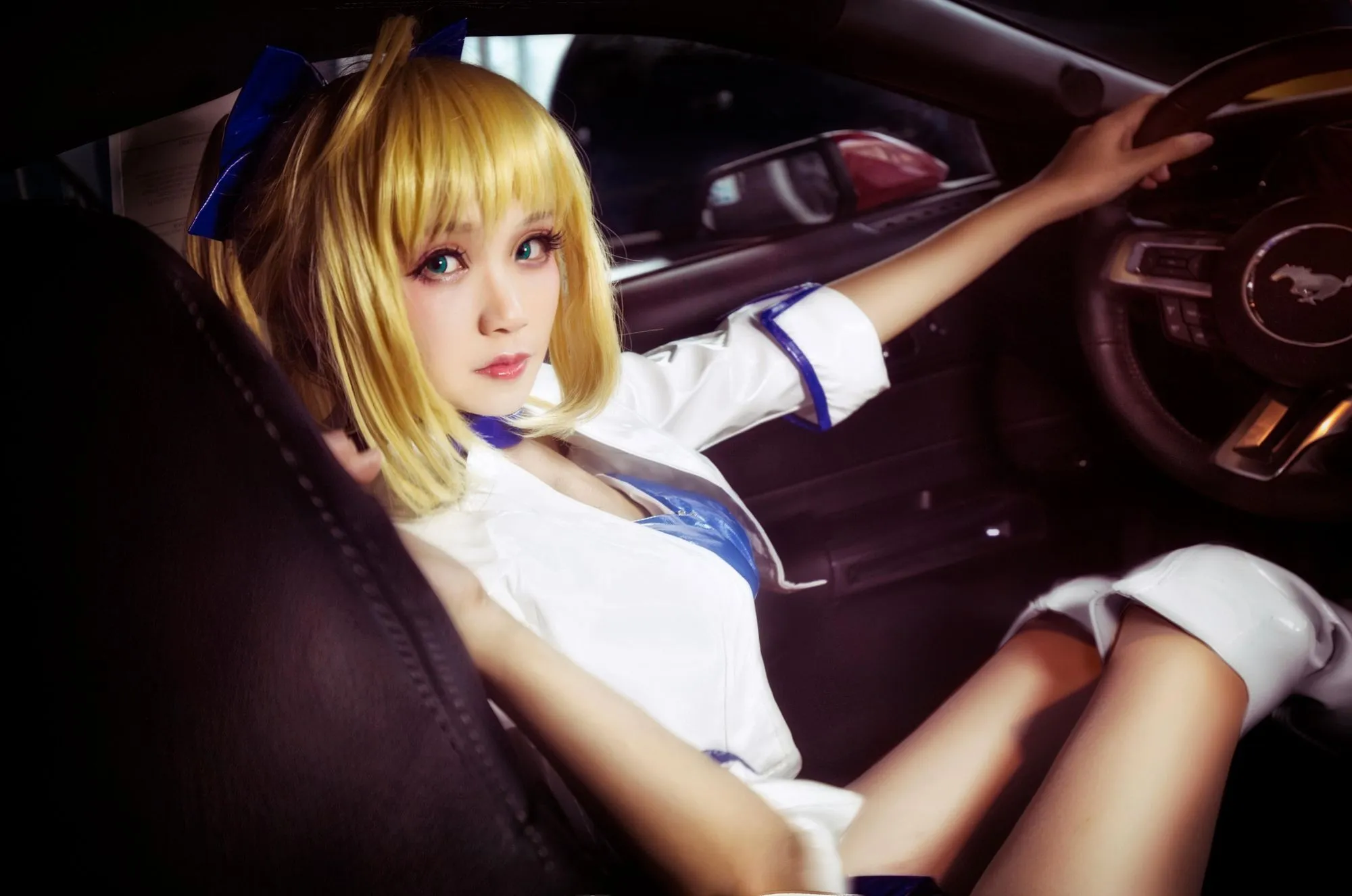 图片[3]-No.013-FGO Saber 赛车娘 [14P]-coswz-cos王者