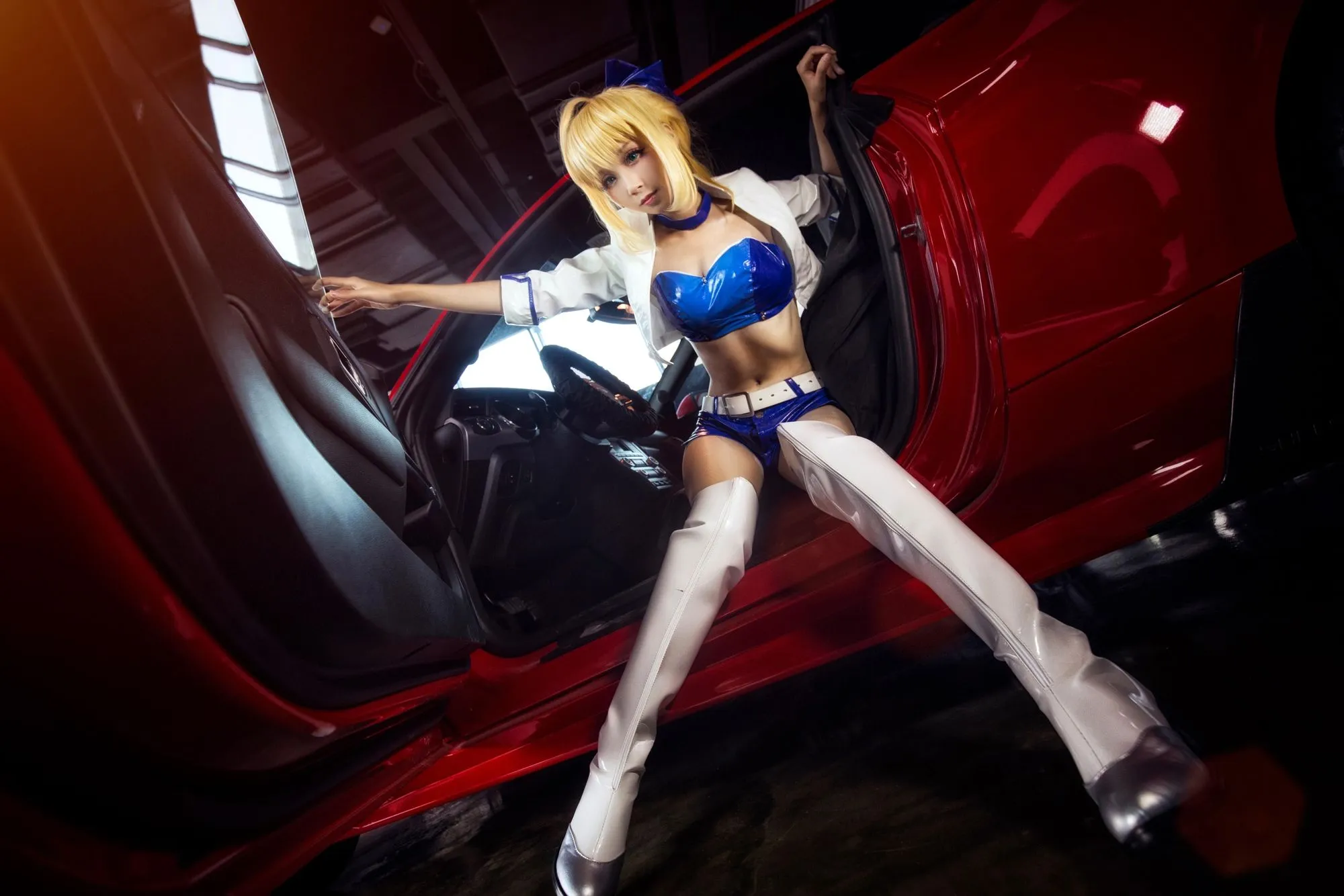 图片[5]-No.013-FGO Saber 赛车娘 [14P]-coswz-cos王者
