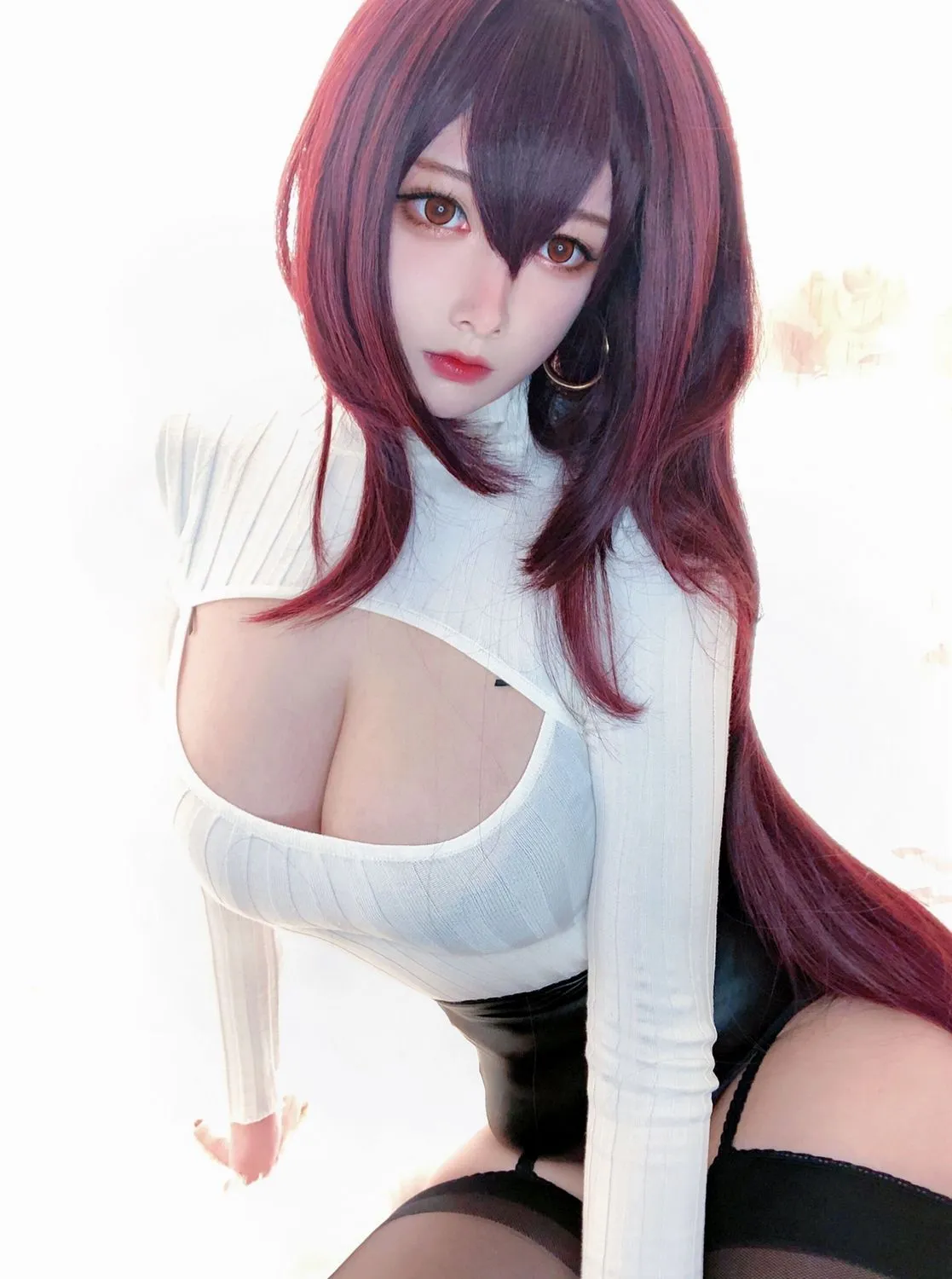 图片[3]-No.014-斯卡哈 樫野女仆 [32P]-coswz-cos王者